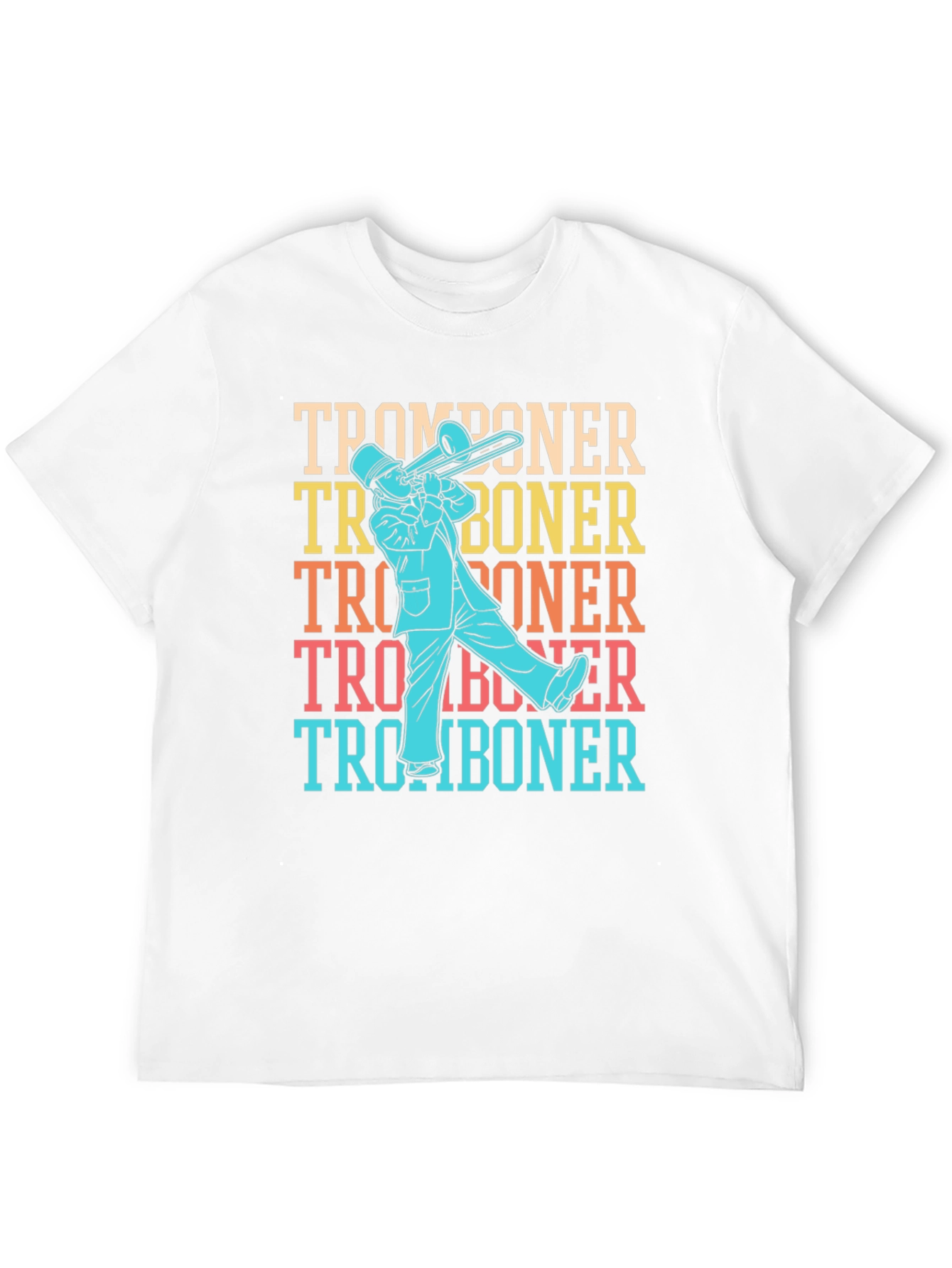 Tromboner Retro T-Shirt: Musical Instrument Tee