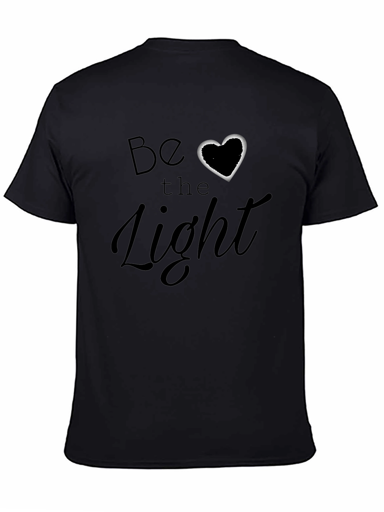 Be The Light Graphic Tee - Black Softstyle T-Shirt