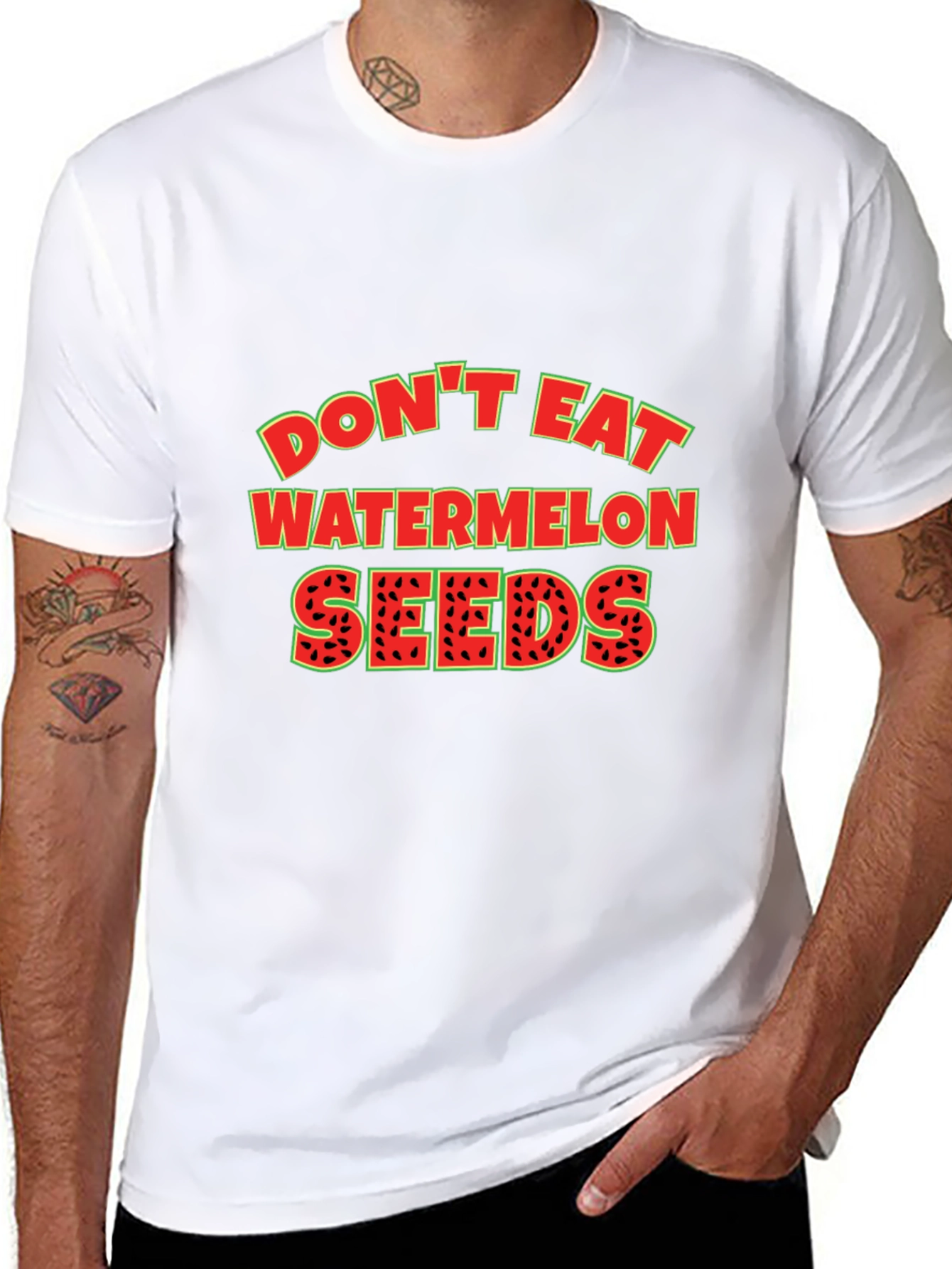 Dont Eat Watermelon Seeds Graphic Tee
