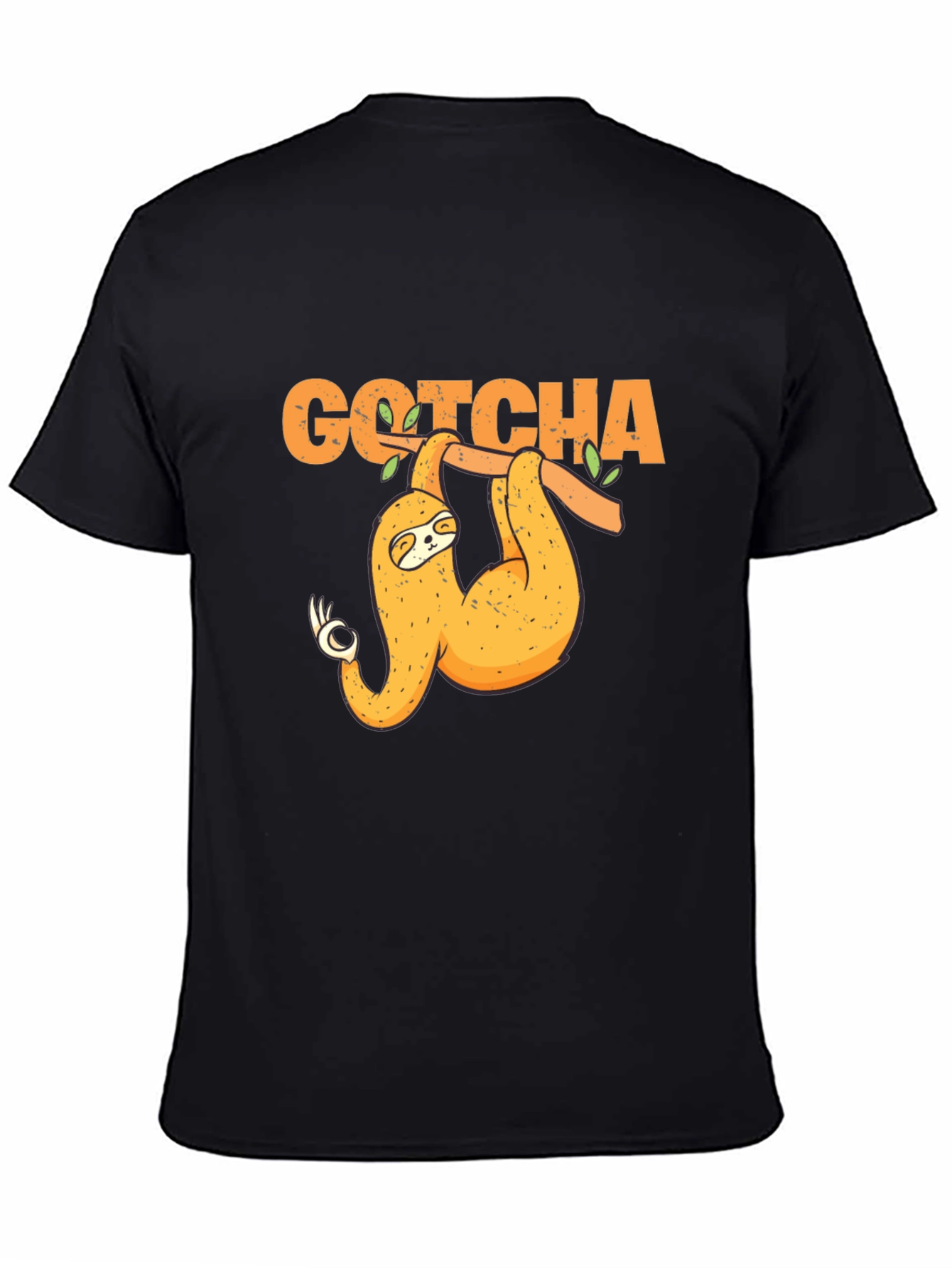 Gotcha Sloth T-Shirt - Funny Ok Sign