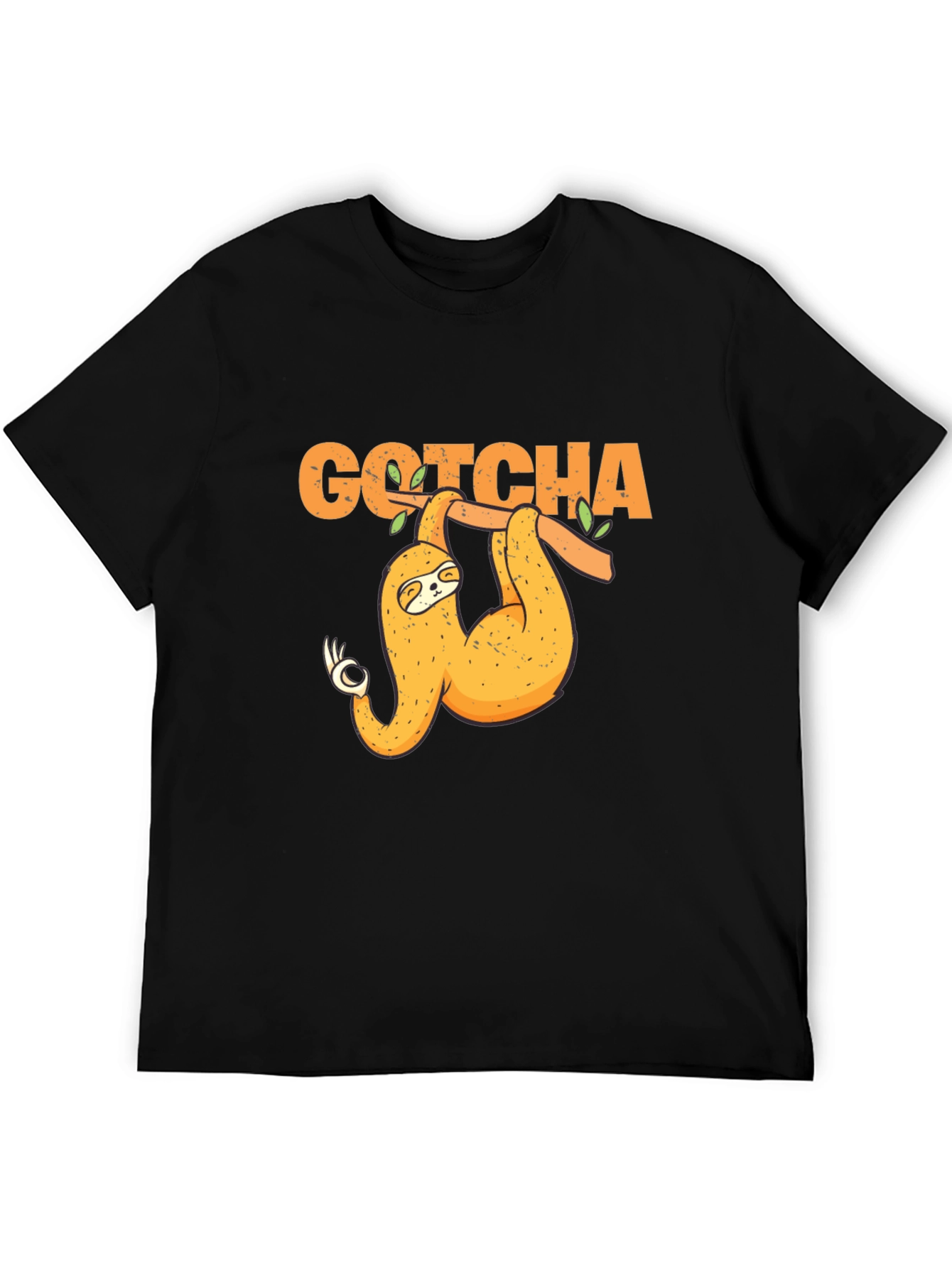 Gotcha Sloth T-Shirt - Funny Ok Sign