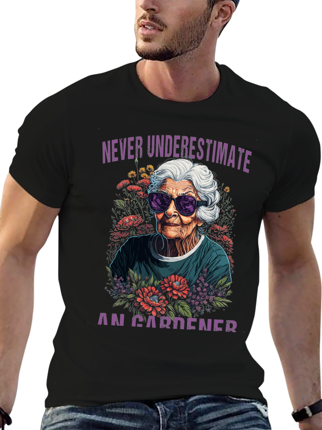 Never Underestimate Gardener T-Shirt