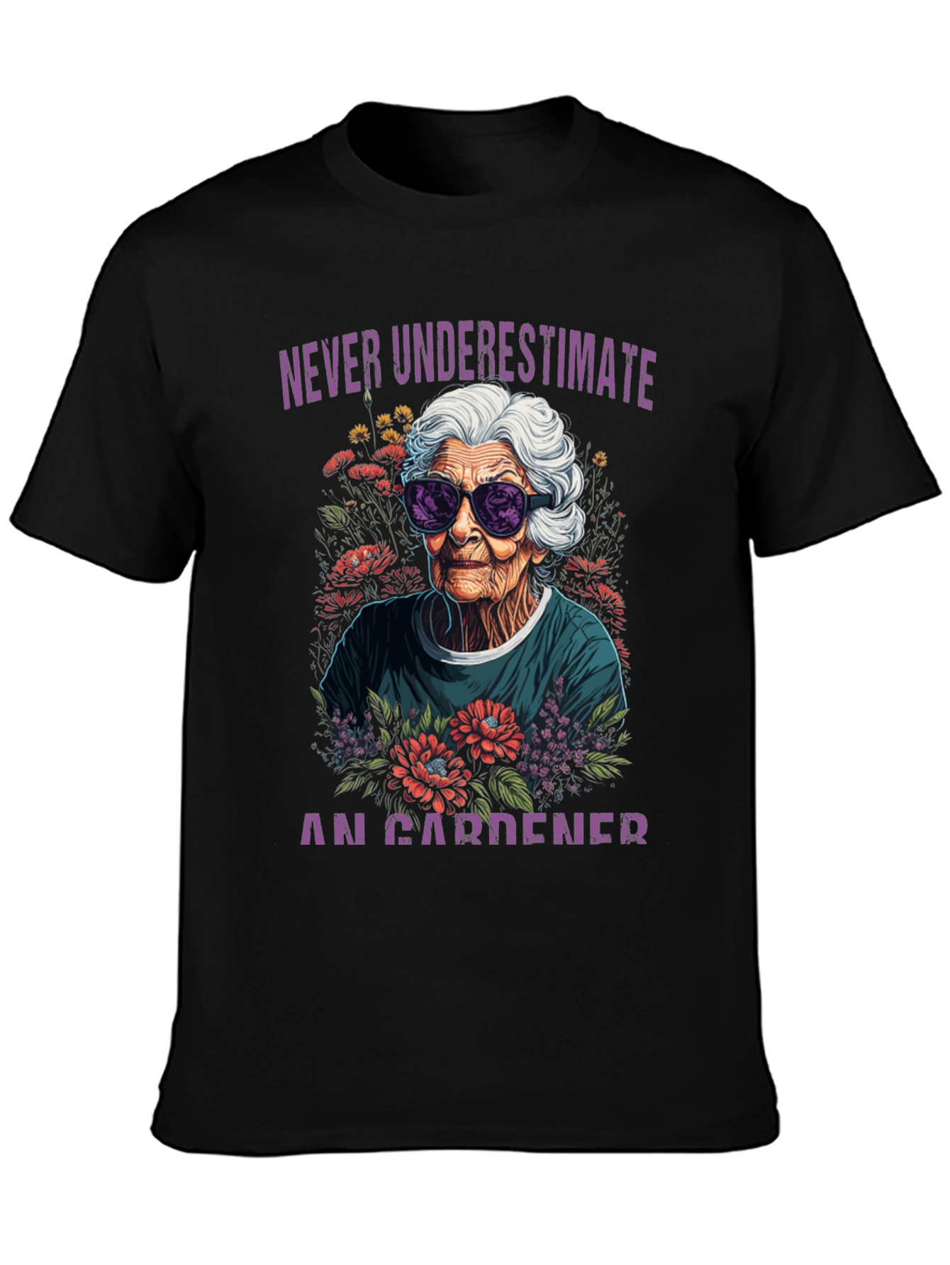 Never Underestimate Gardener T-Shirt