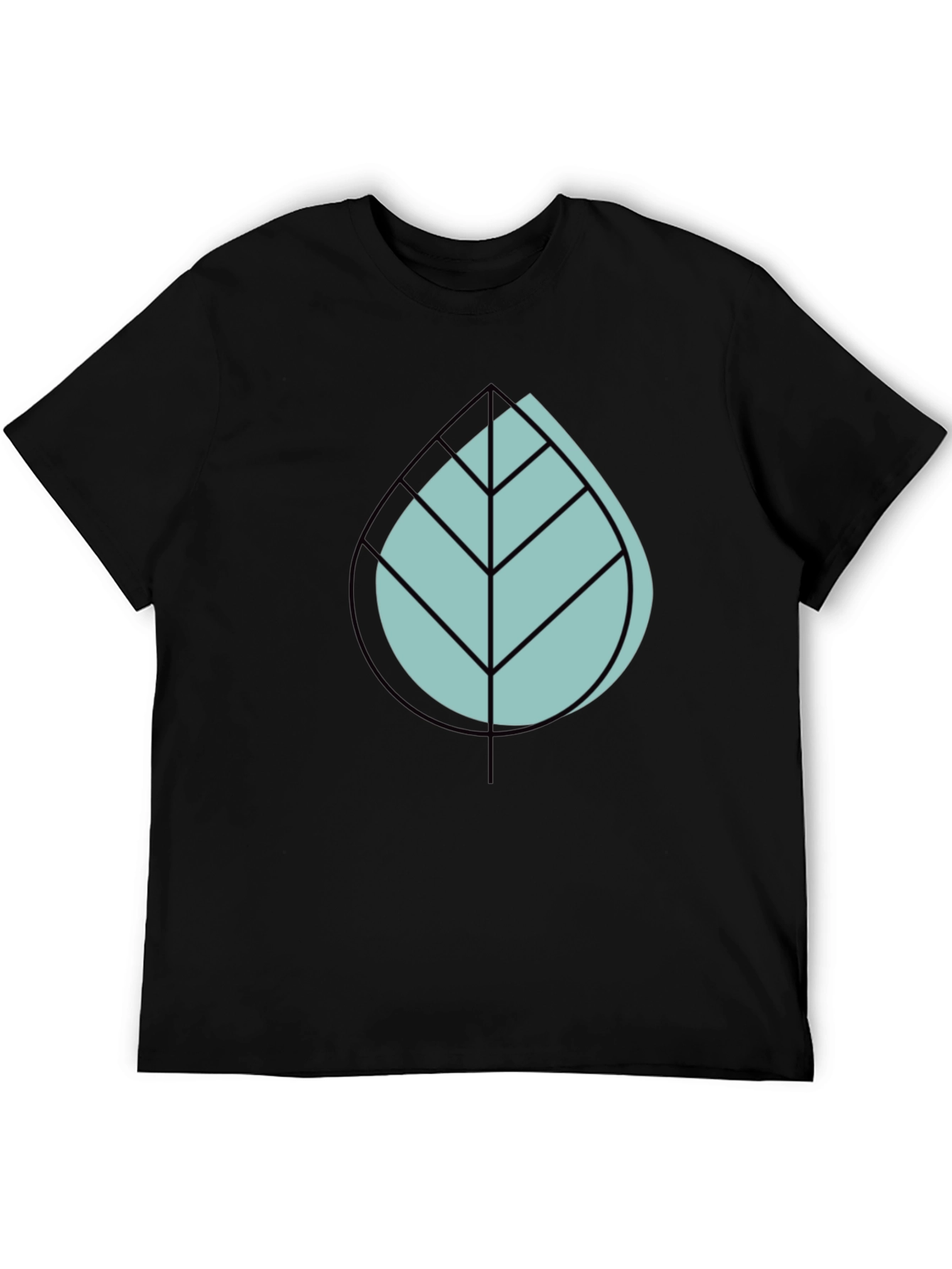 Modern Leaf Design T-Shirt
