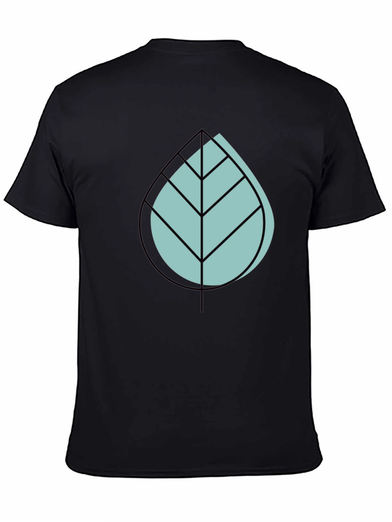 Modern Leaf Design T-Shirt