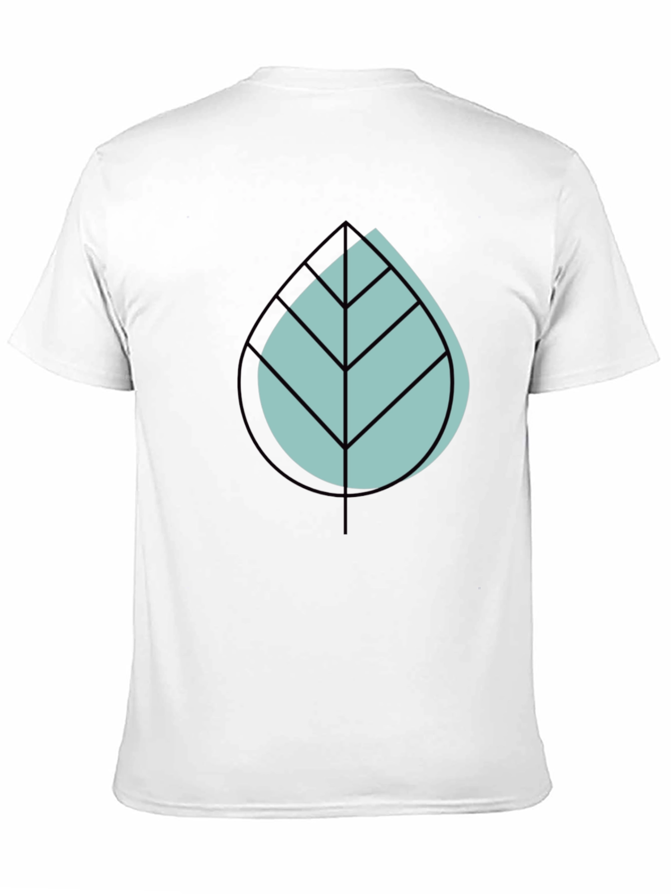 Modern Leaf Design T-Shirt