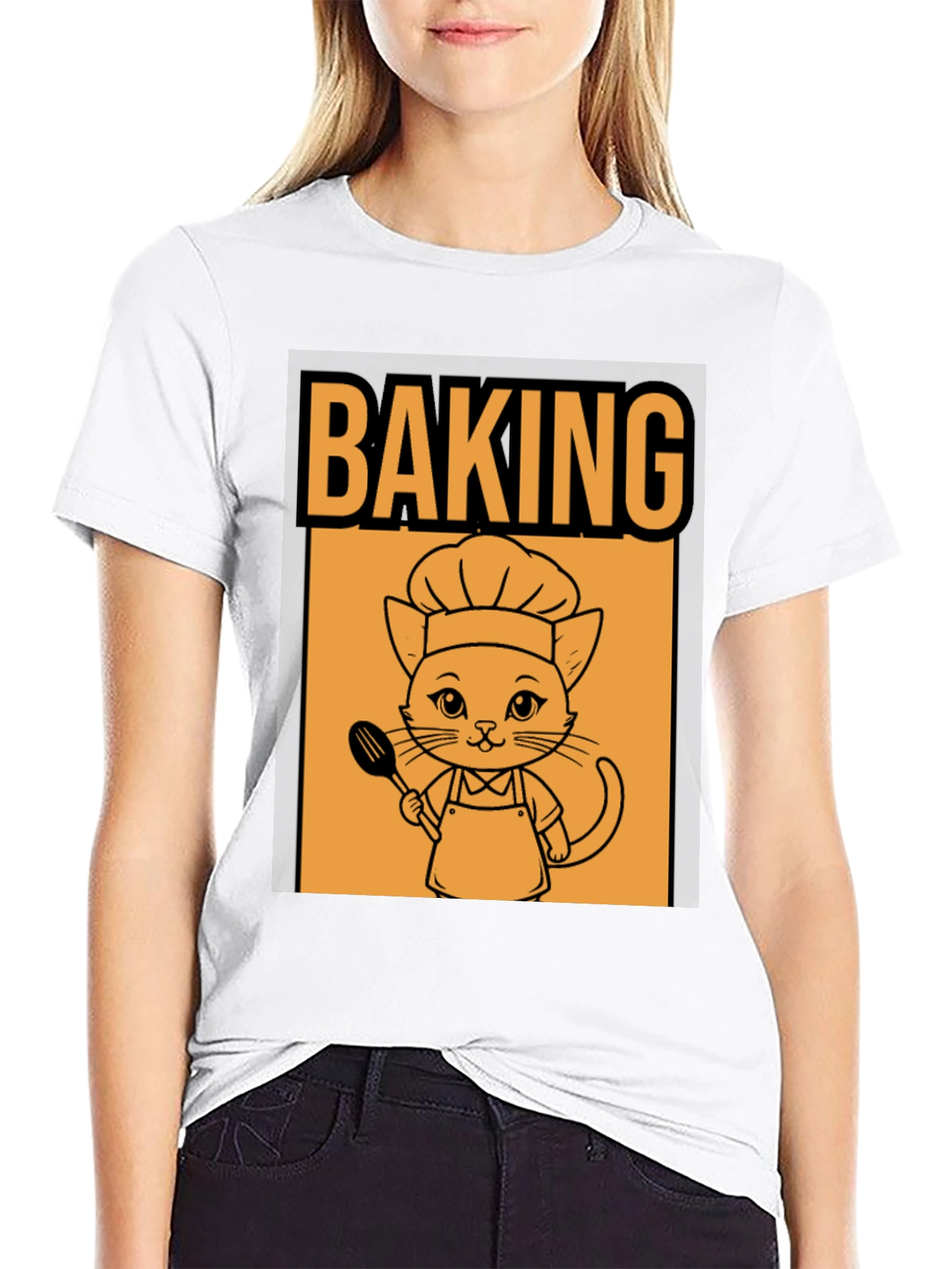 Baking Cat T-Shirt - Chef Kitten Tee