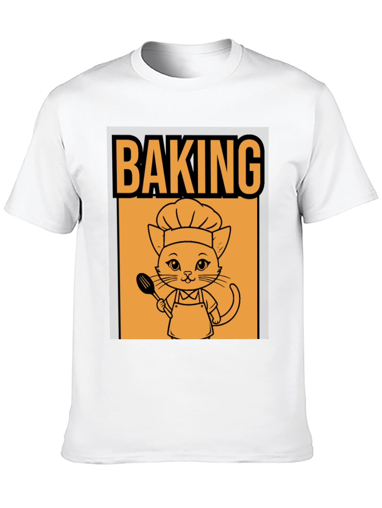 Baking Cat T-Shirt - Chef Kitten Tee
