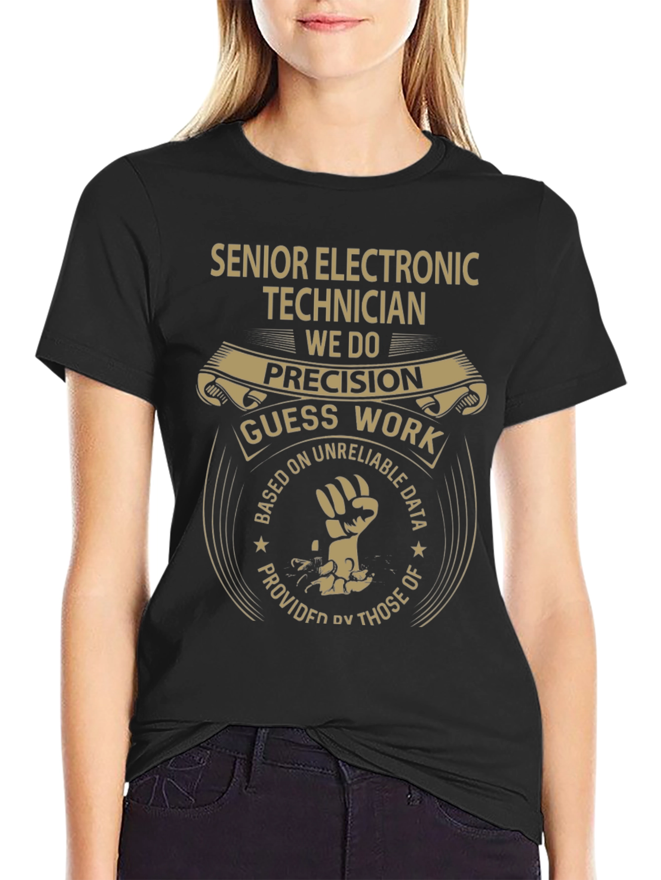 Senior Electronic Technician T-Shirt: Precision Design