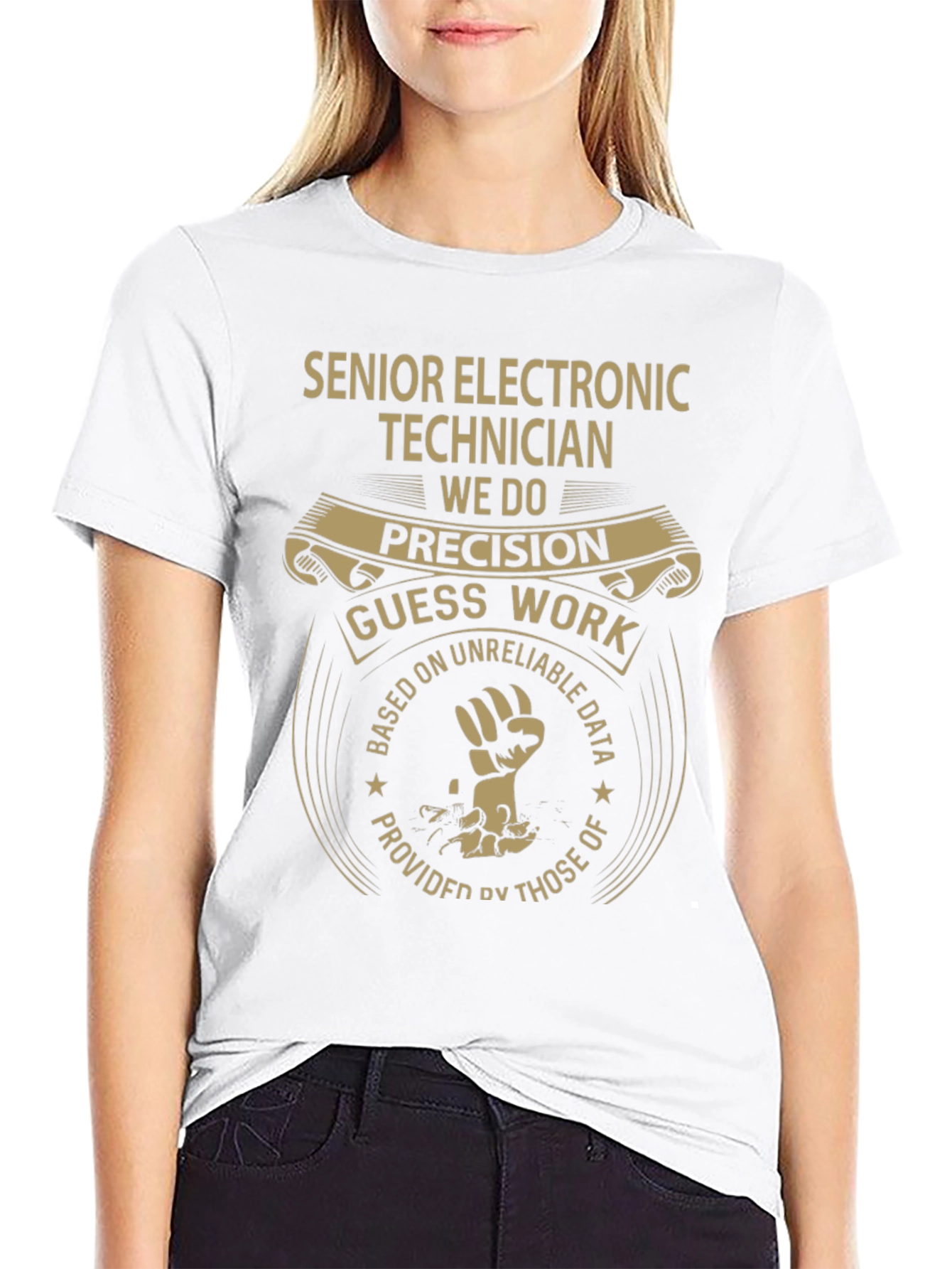 Senior Electronic Technician T-Shirt: Precision Design