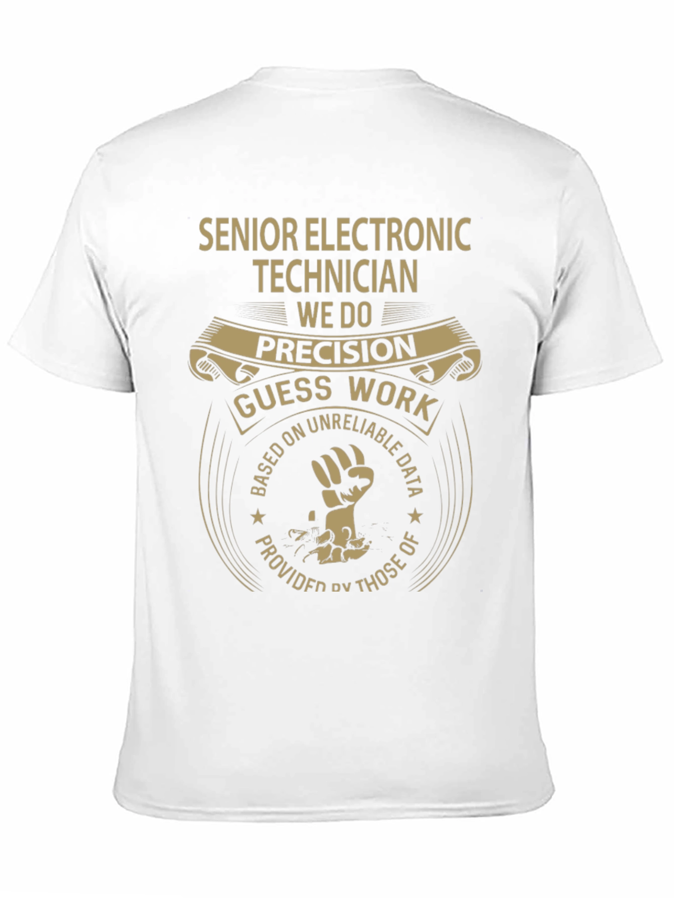 Senior Electronic Technician T-Shirt: Precision Design