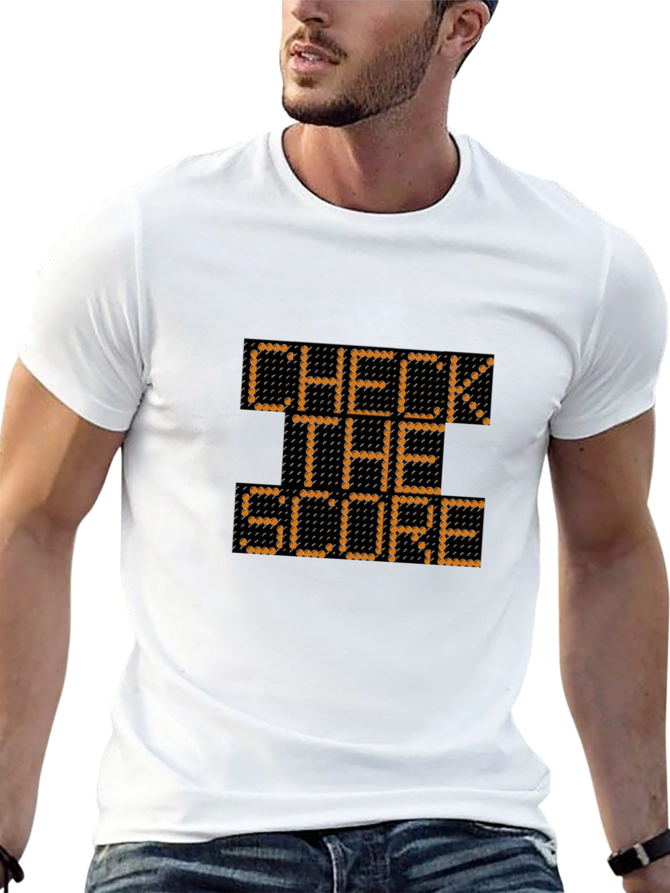 Retro Check The Score T-Shirt