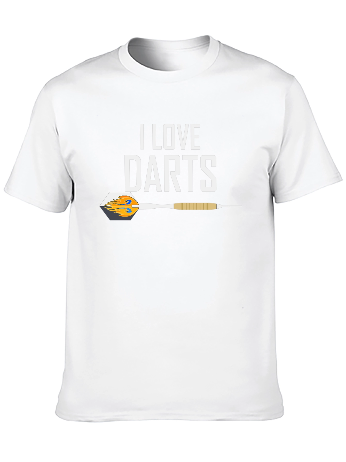 I Love Darts Graphic T-Shirt