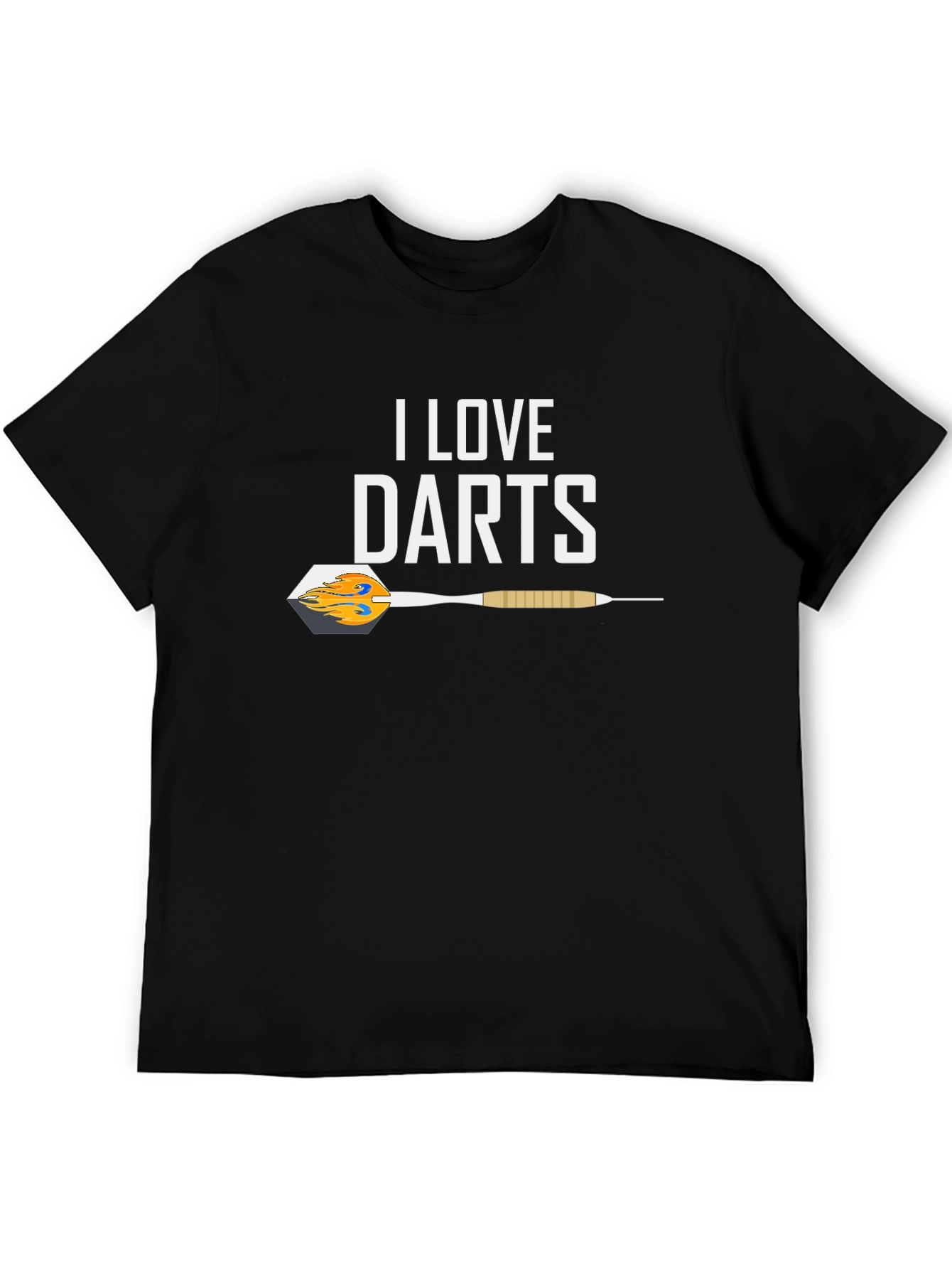 I Love Darts Graphic T-Shirt