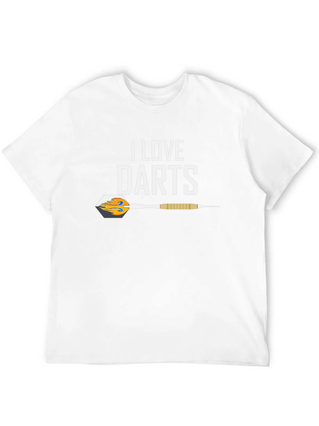 I Love Darts Graphic T-Shirt