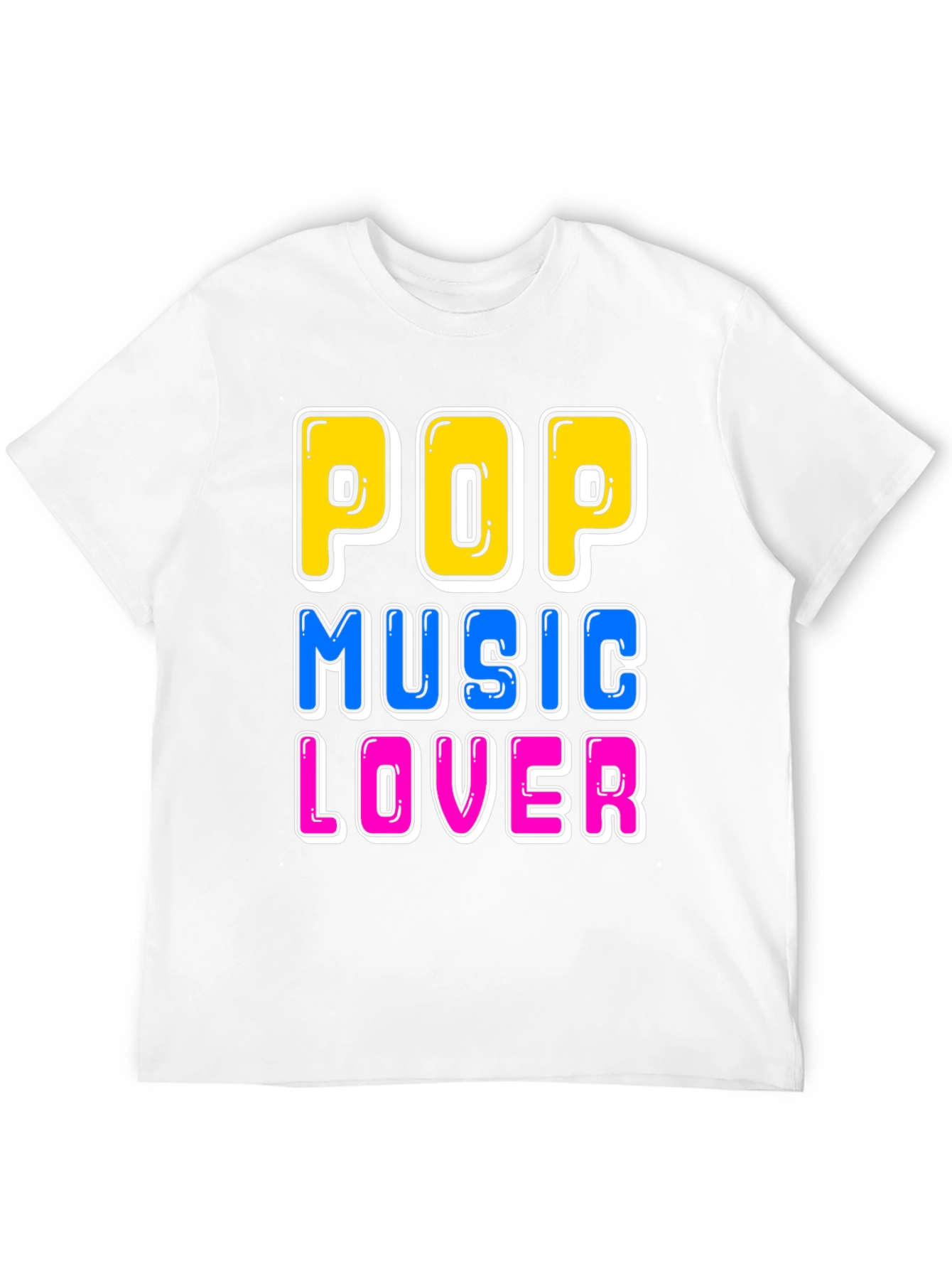 Pop Music Lover T-Shirt - Fun Graphic Tee