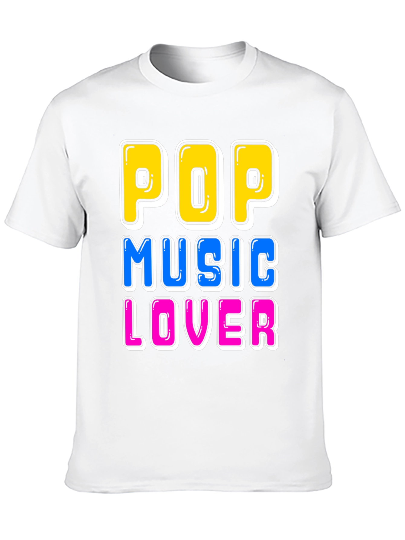 Pop Music Lover T-Shirt - Fun Graphic Tee