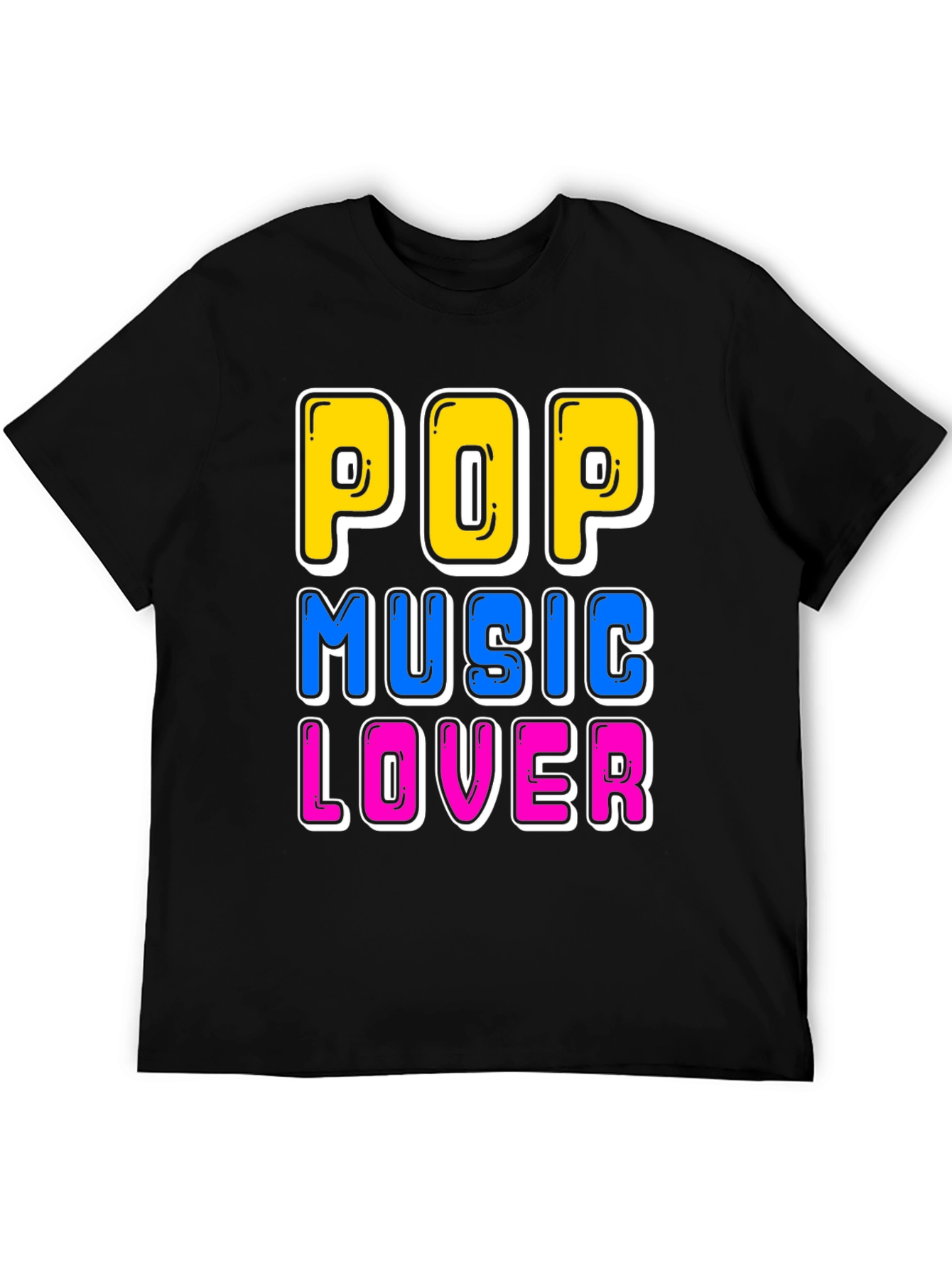 Pop Music Lover T-Shirt - Fun Graphic Tee