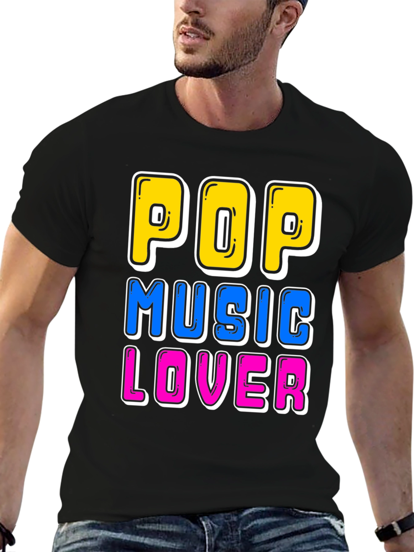 Pop Music Lover T-Shirt - Fun Graphic Tee