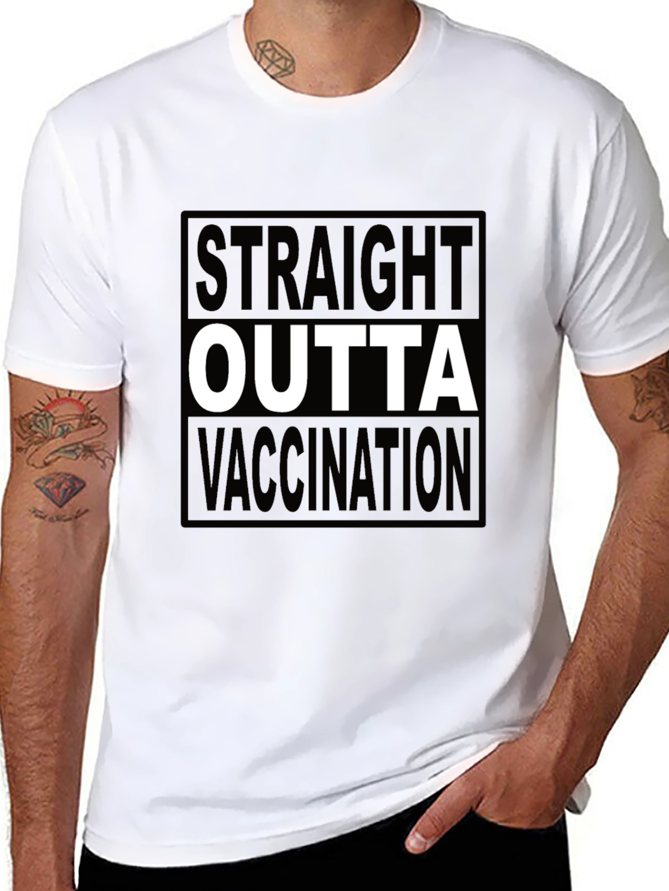 Straight Outta Vaccination T-Shirt