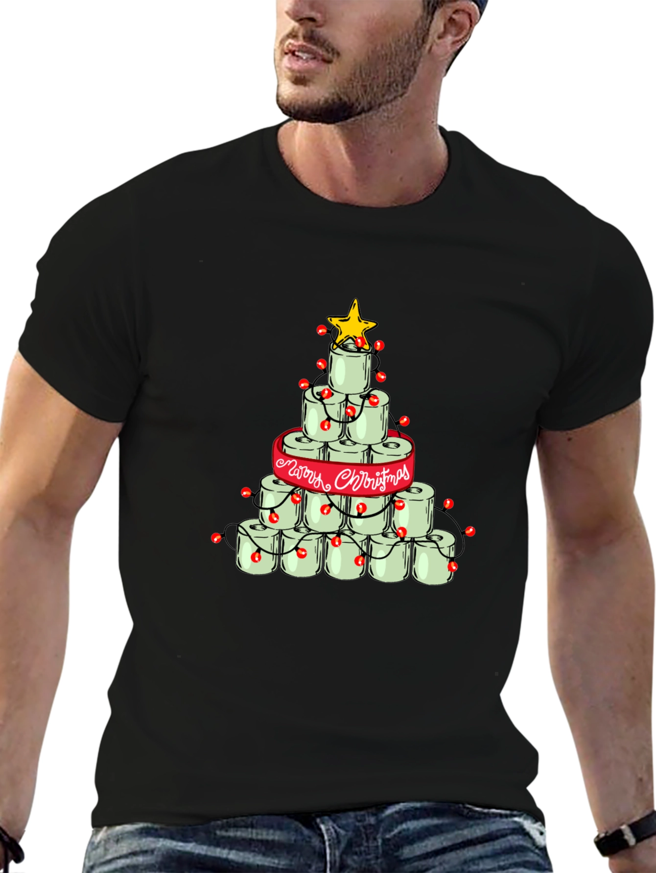 Toilet Paper Christmas Tree T-Shirt
