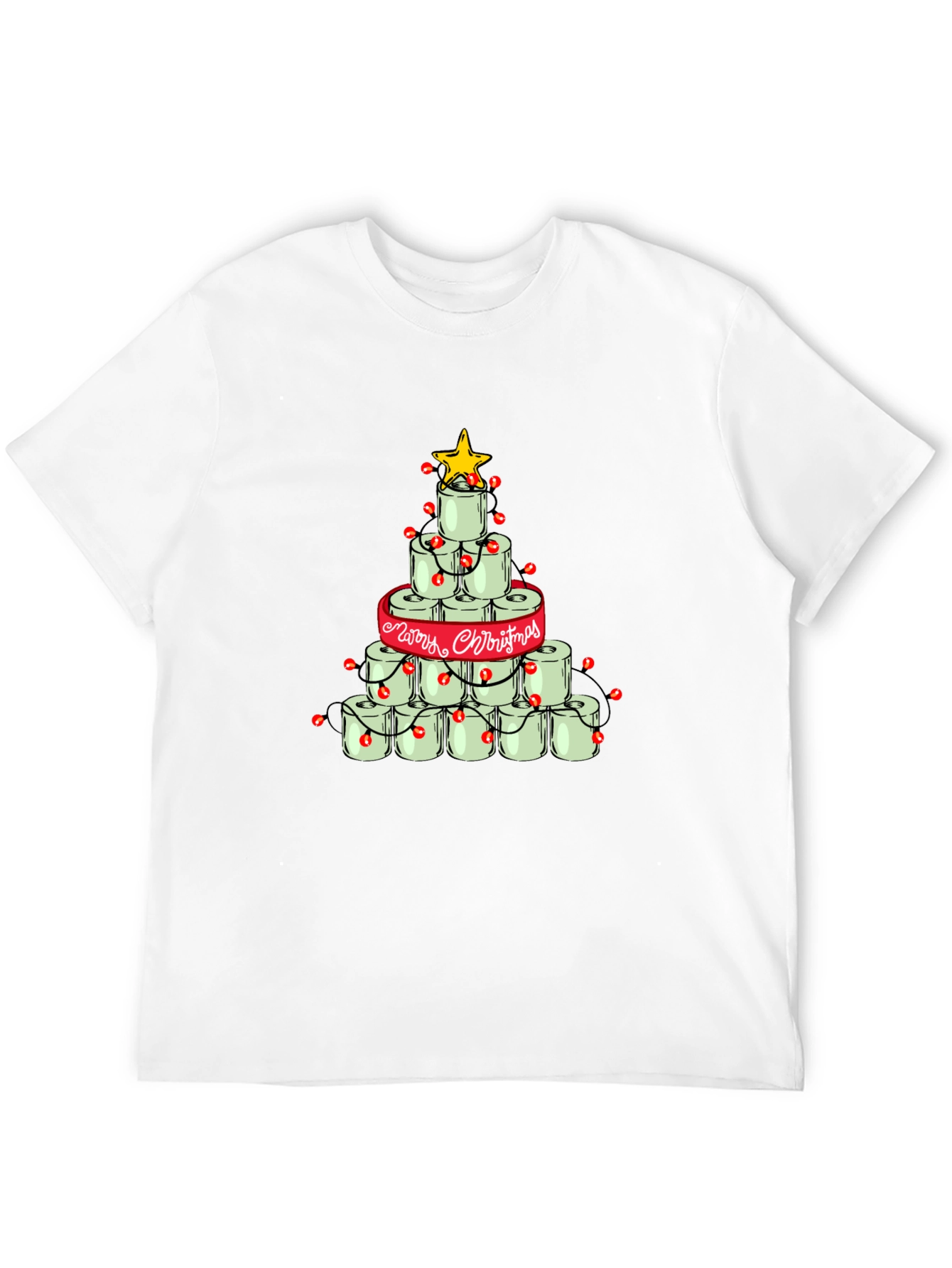 Toilet Paper Christmas Tree T-Shirt