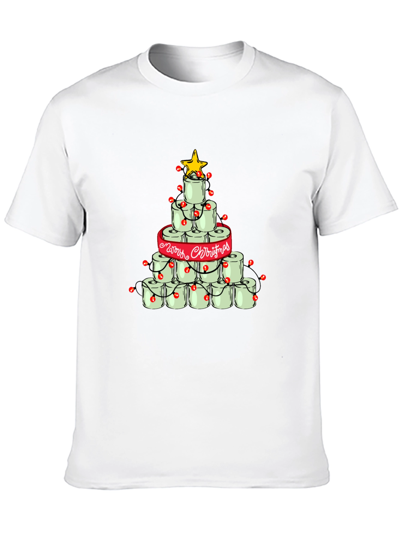 Toilet Paper Christmas Tree T-Shirt
