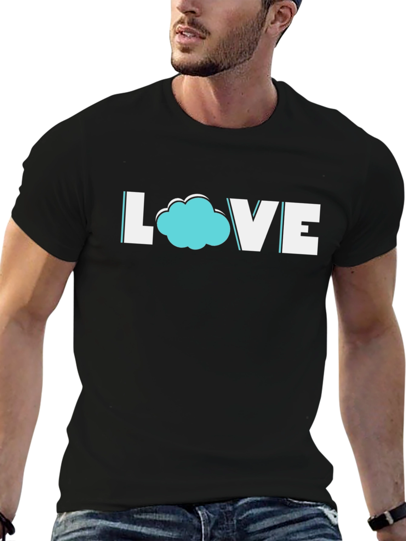 Cloud Love Graphic Tee - Trendy & Stylish