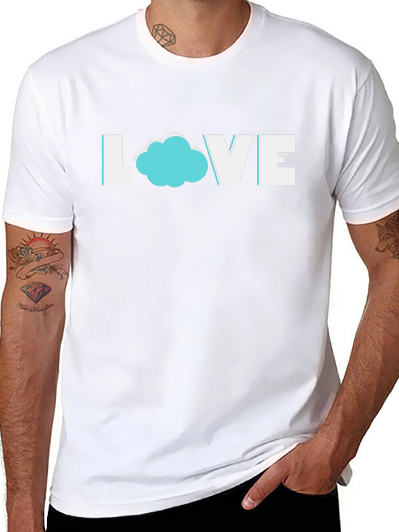 Cloud Love Graphic Tee - Trendy & Stylish