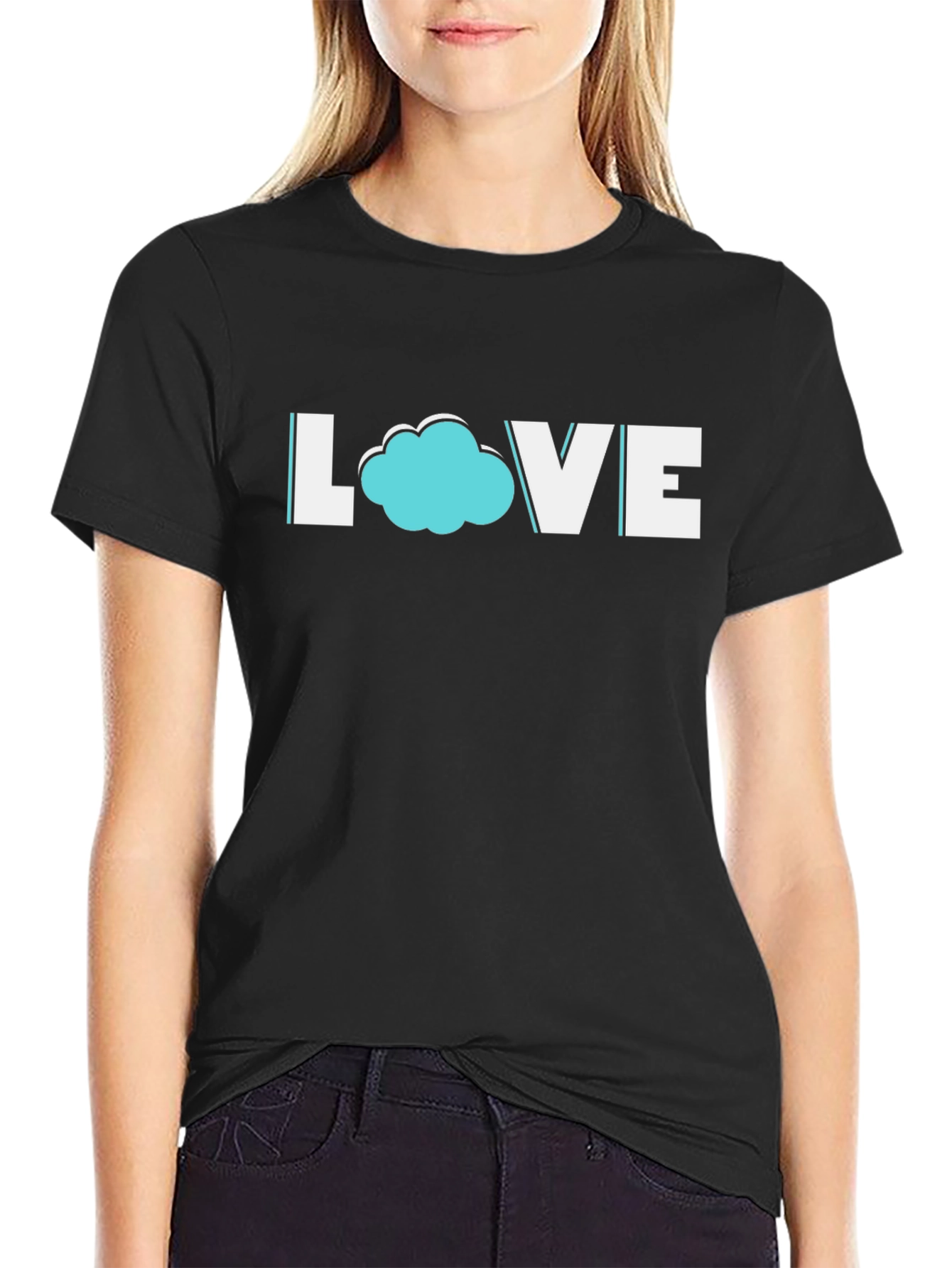 Cloud Love Graphic Tee - Trendy & Stylish