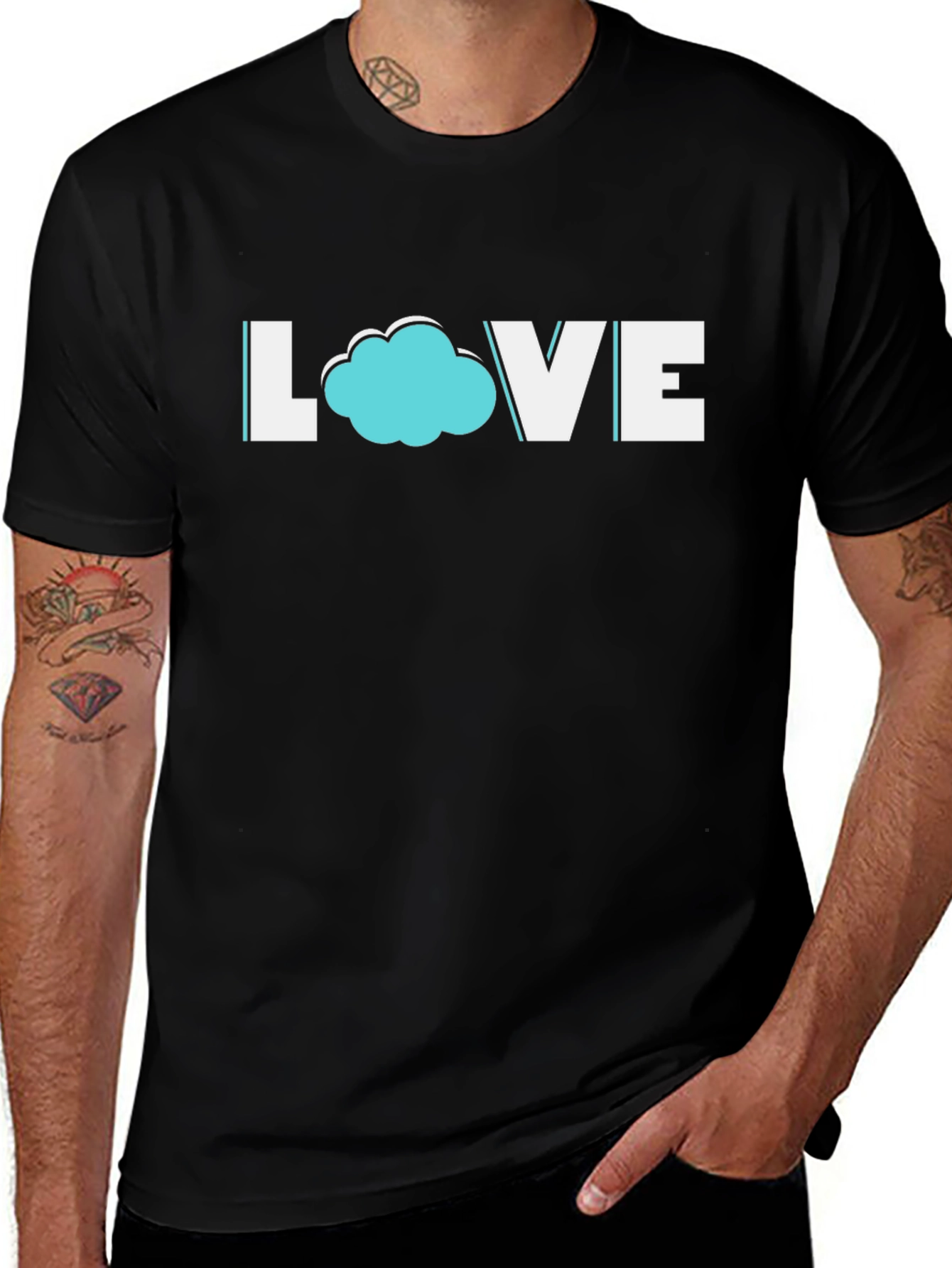 Cloud Love Graphic Tee - Trendy & Stylish