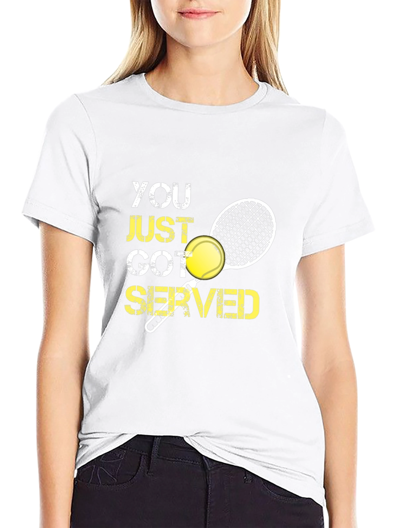 You Just Got Served Tennis Graphic Tee