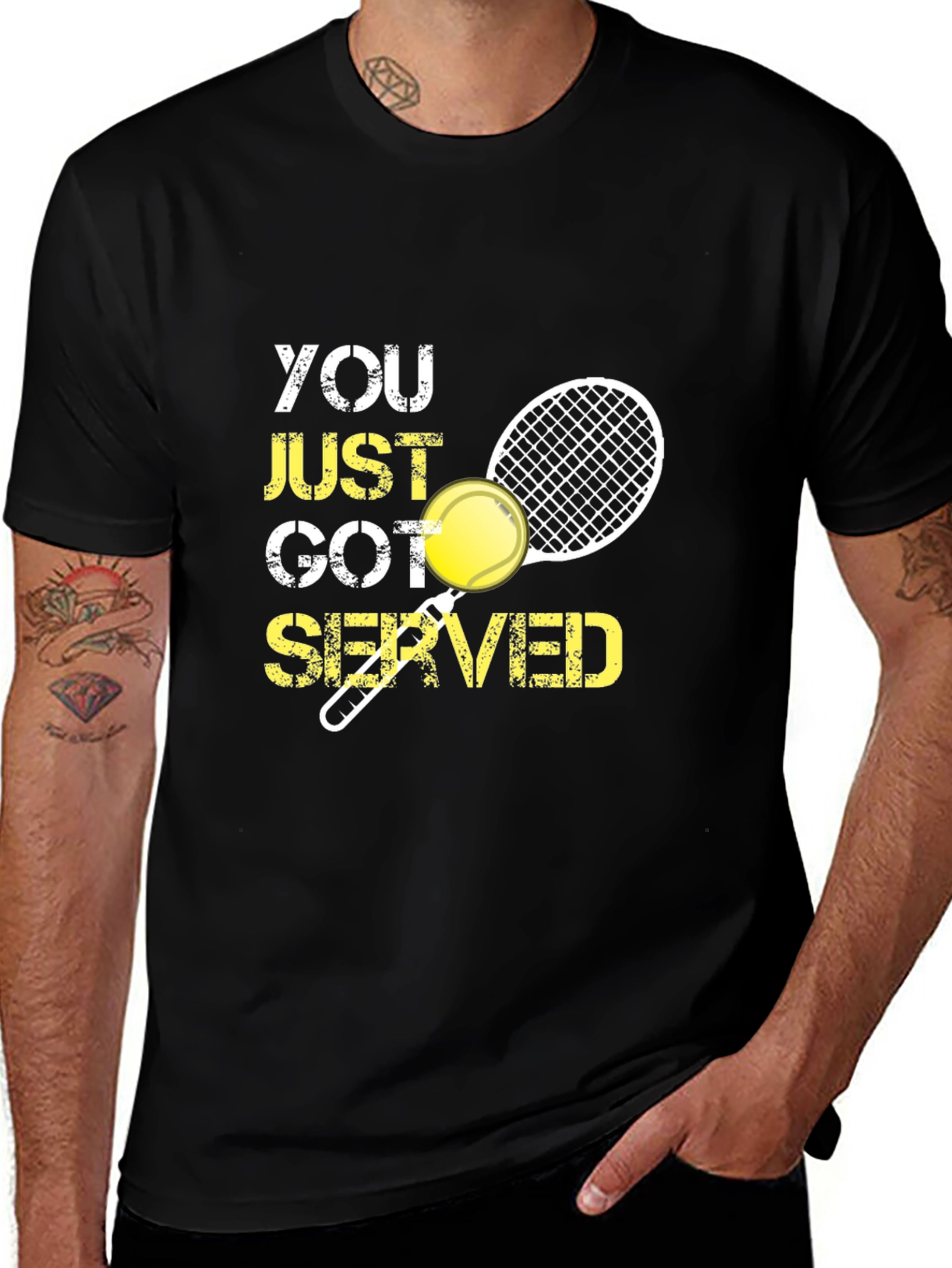 You Just Got Served Tennis Graphic Tee