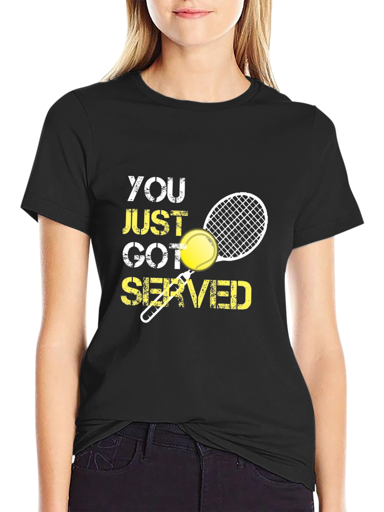 You Just Got Served Tennis Graphic Tee