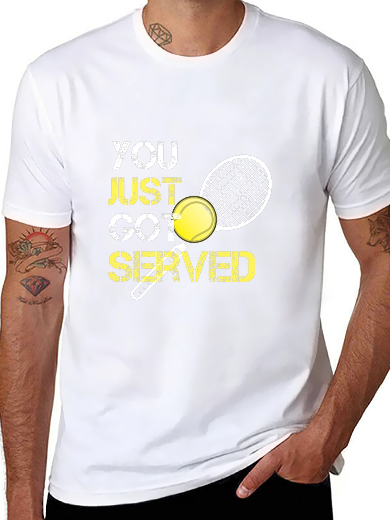 You Just Got Served Tennis Graphic Tee