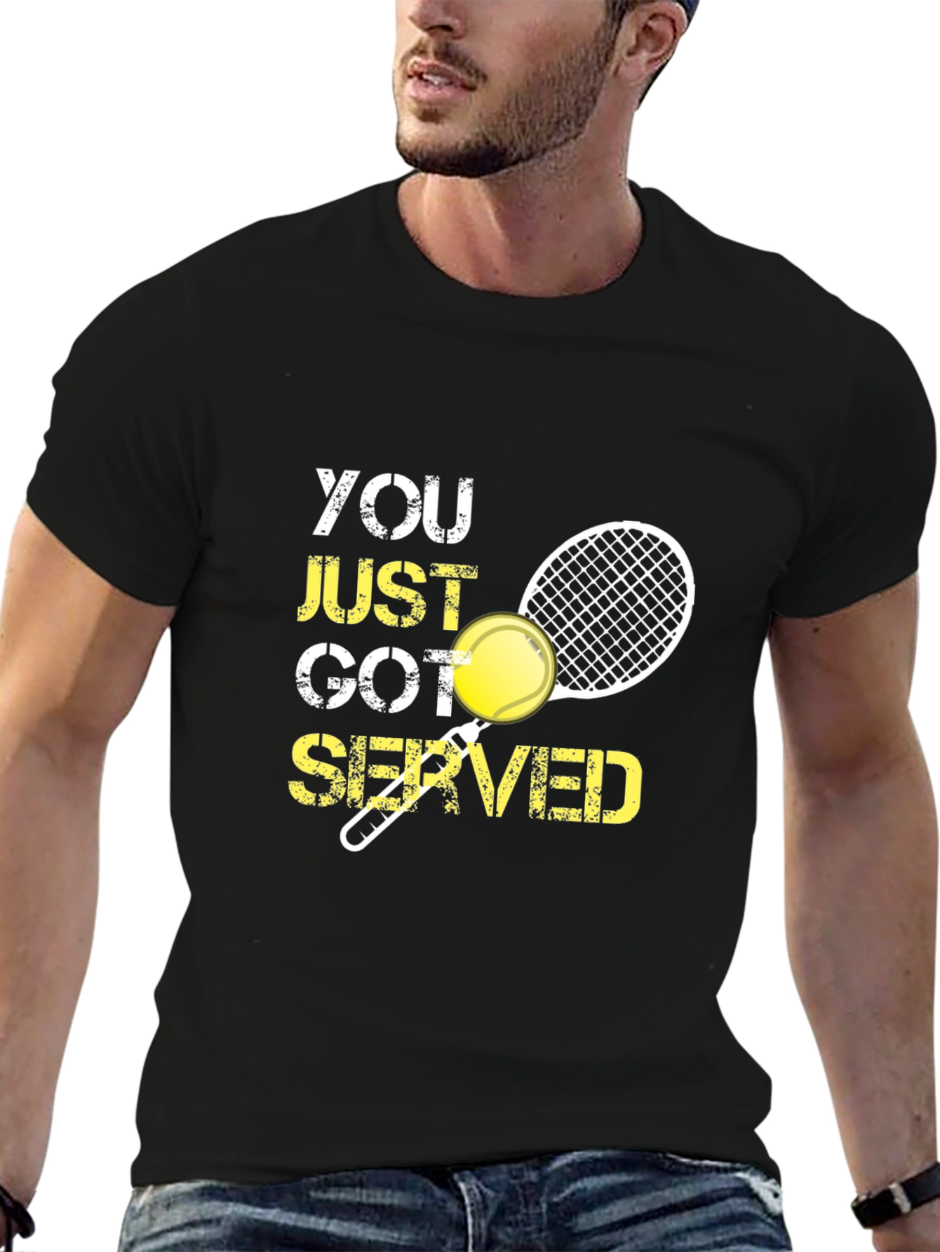 You Just Got Served Tennis Graphic Tee