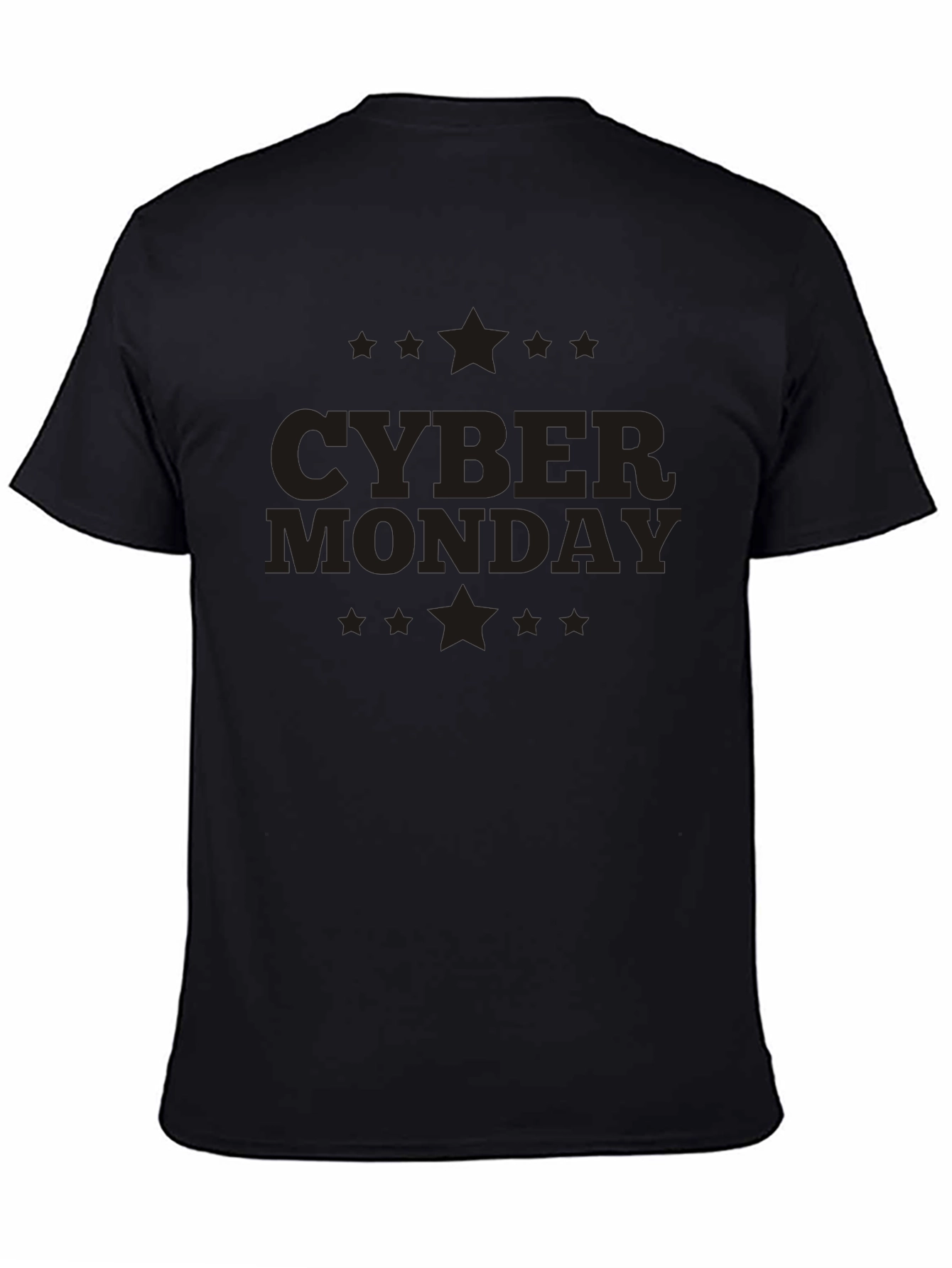 Cyber Monday Graphic Print Crew Neck T-Shirt