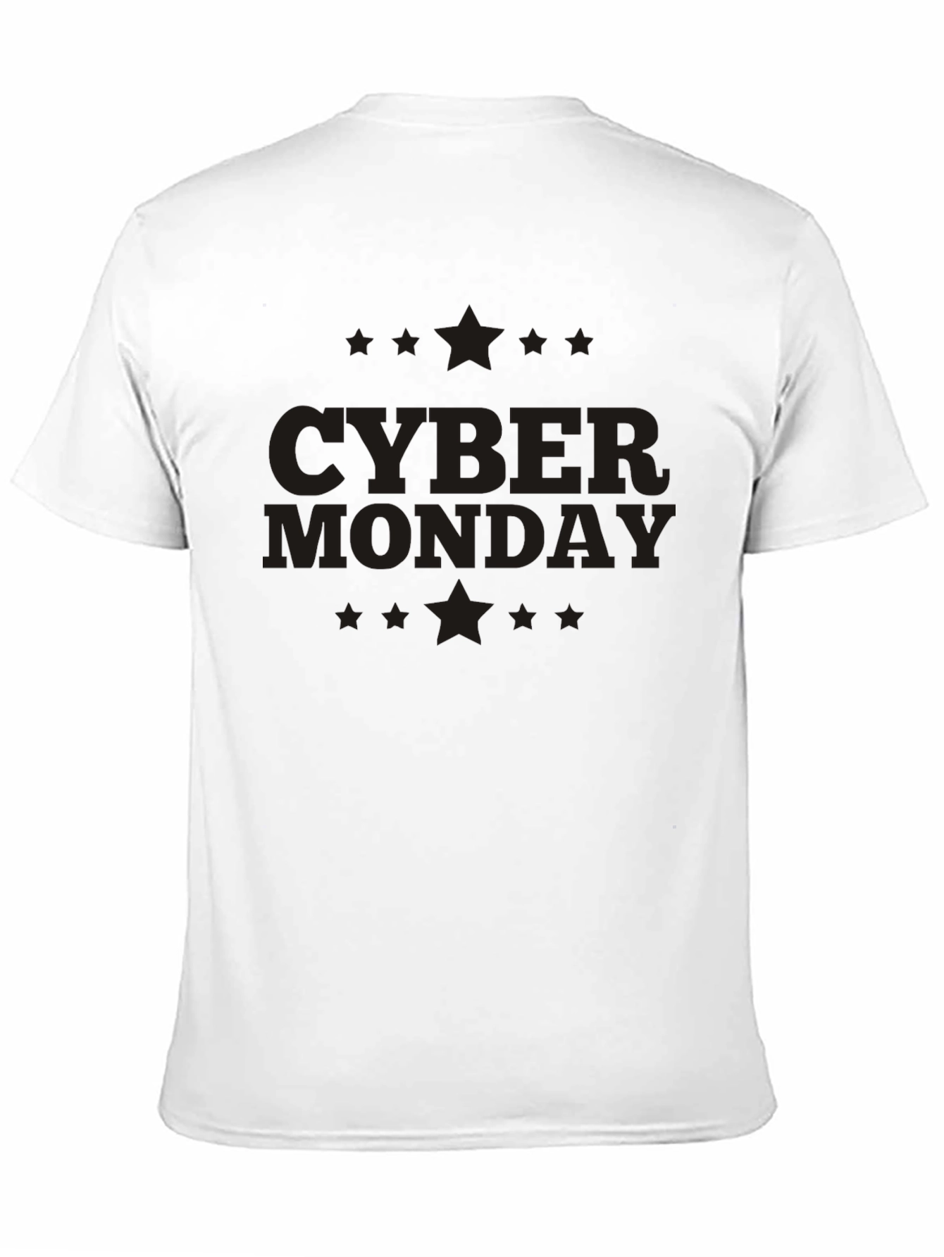 Cyber Monday Graphic Print Crew Neck T-Shirt
