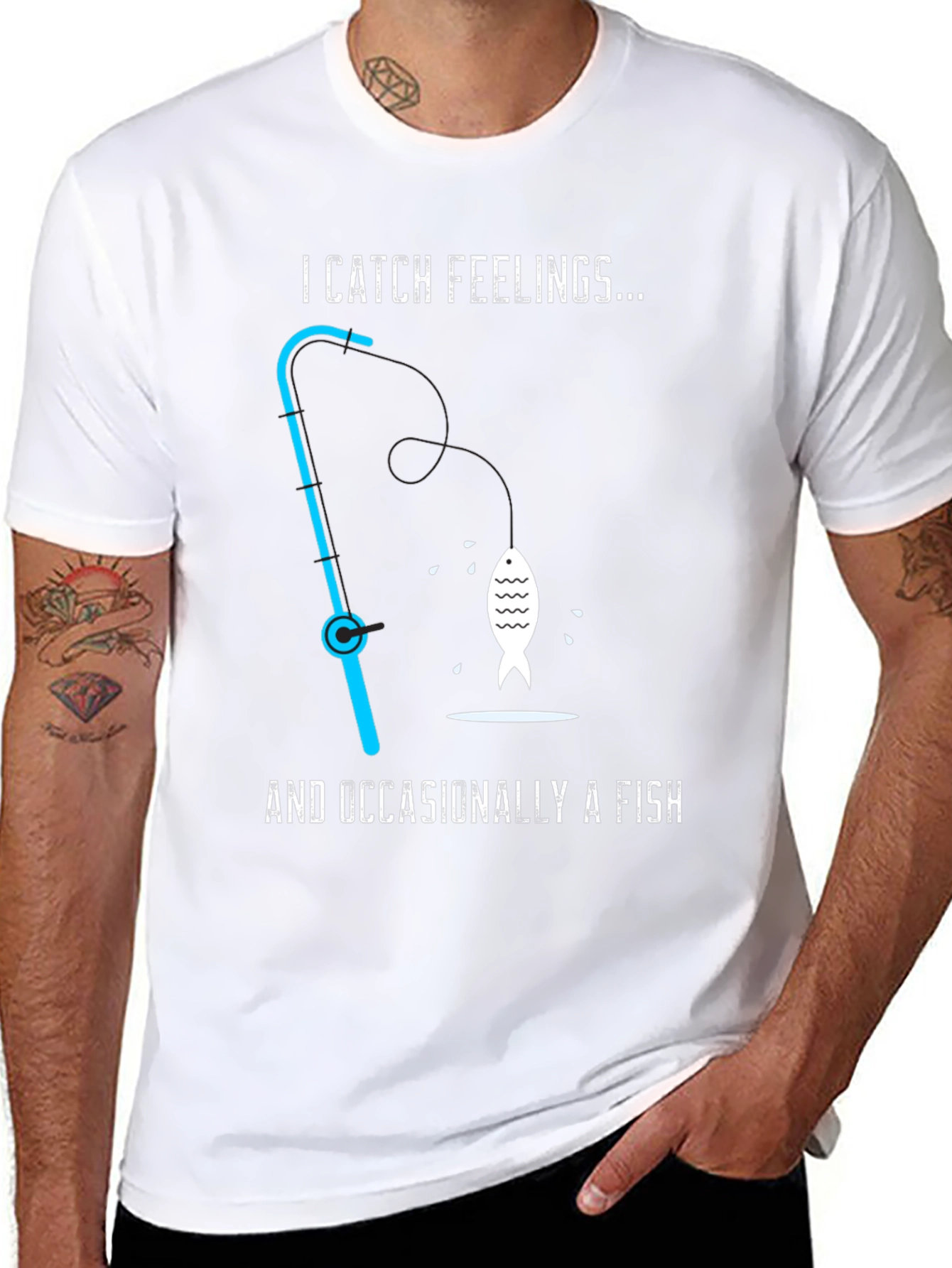 I Catch Feelings... Occasionally a Fish T-Shirt
