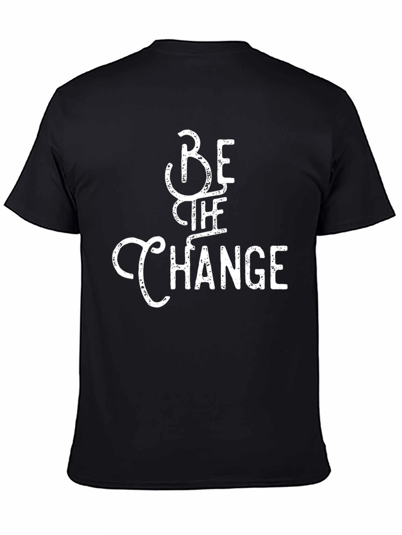Be The Change Graphic Tee - Black Unisex T-Shirt