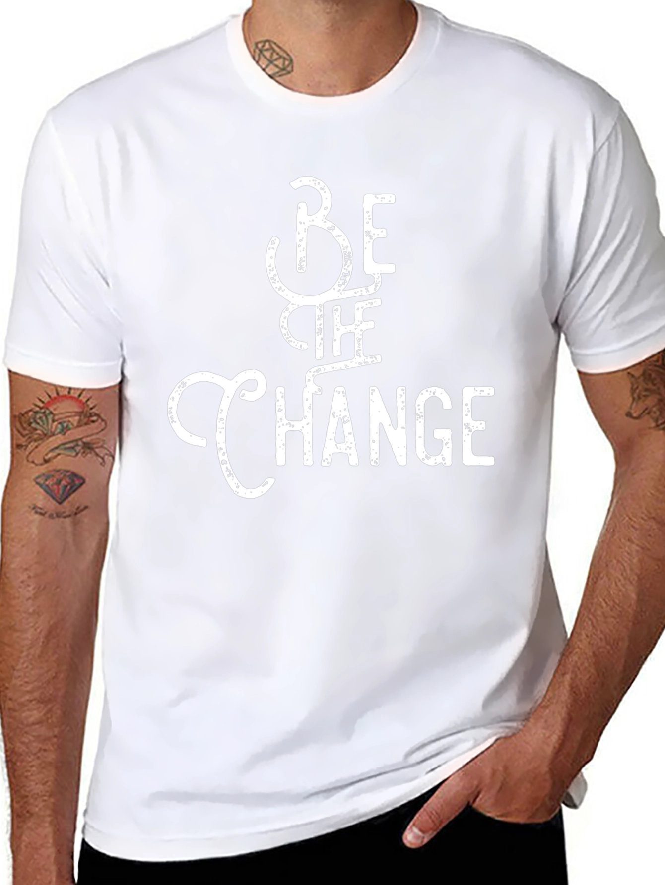 Be The Change Graphic Tee - Black Unisex T-Shirt