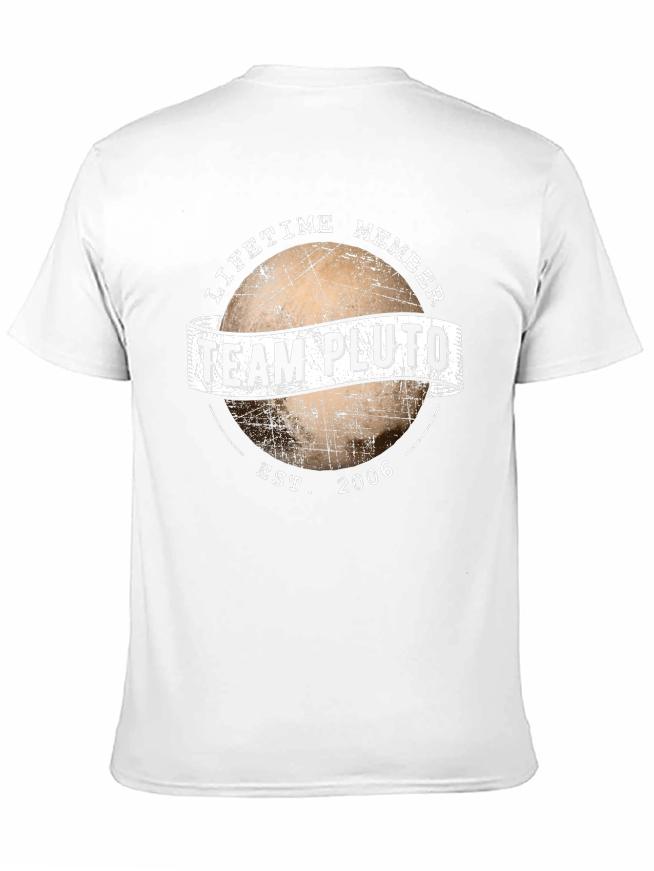 Team Pluto Lifetime Member Black T-Shirt