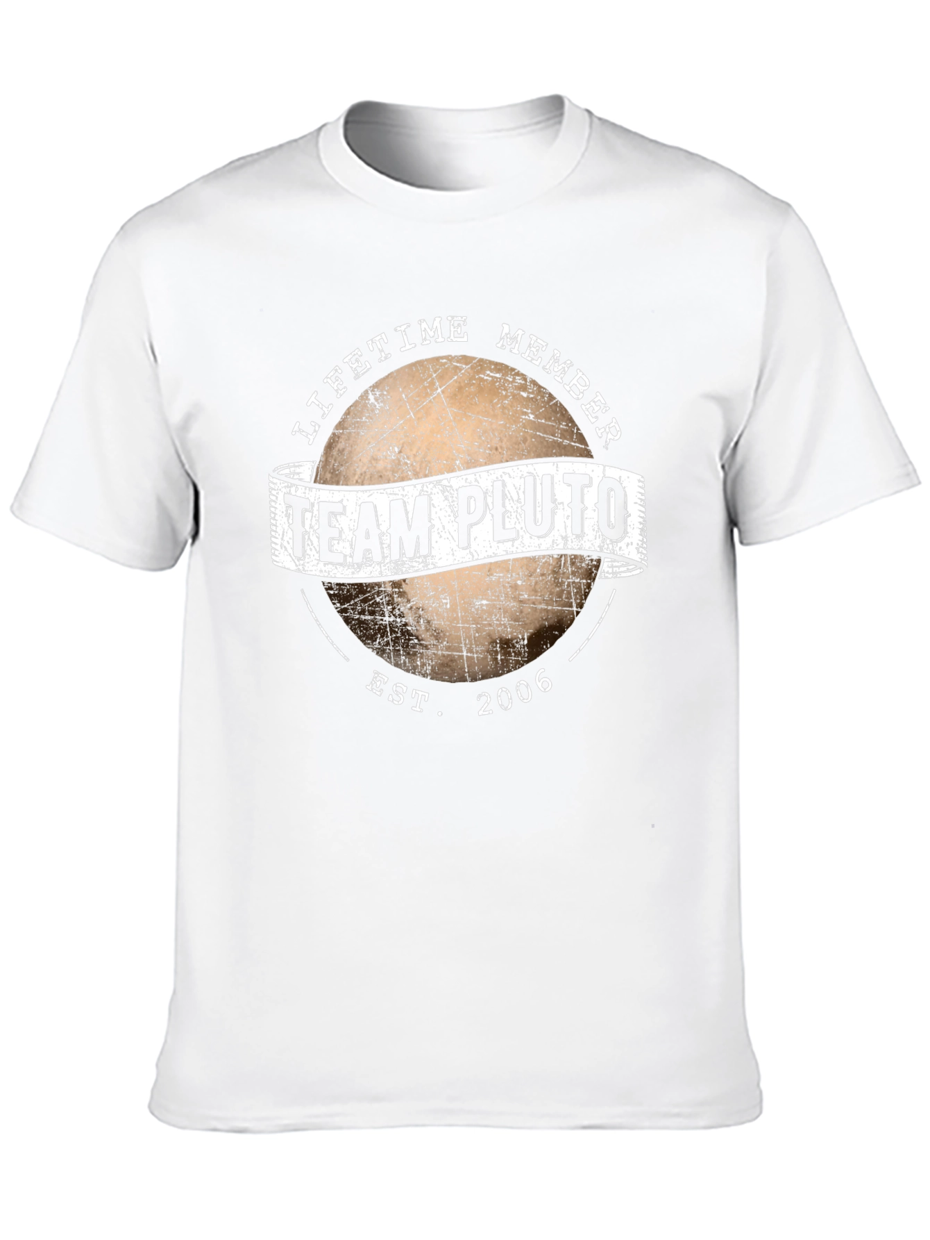 Team Pluto Lifetime Member Black T-Shirt