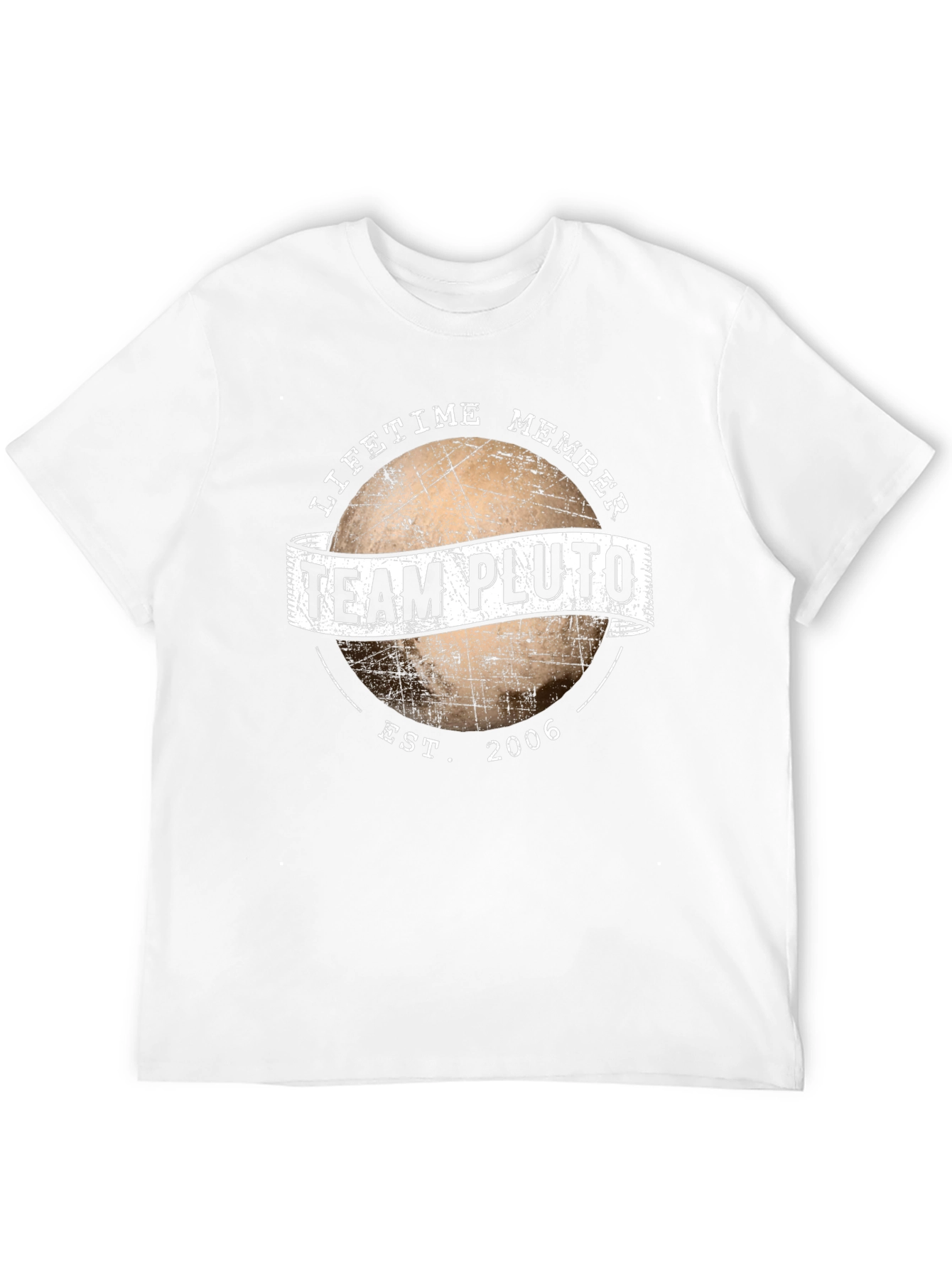 Team Pluto Lifetime Member Black T-Shirt