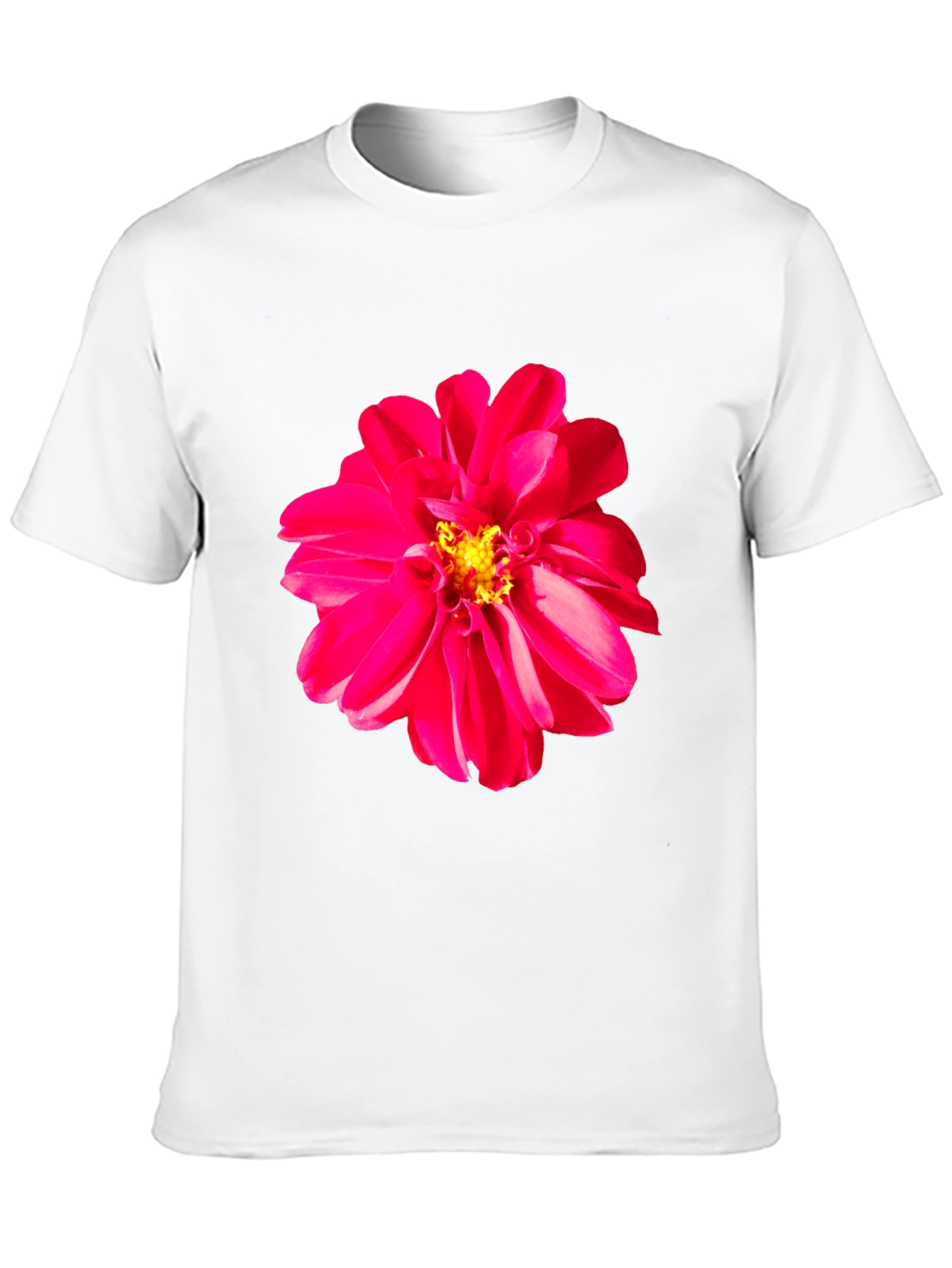 Bold Floral Graphic Tee - Vivid Flower Design
