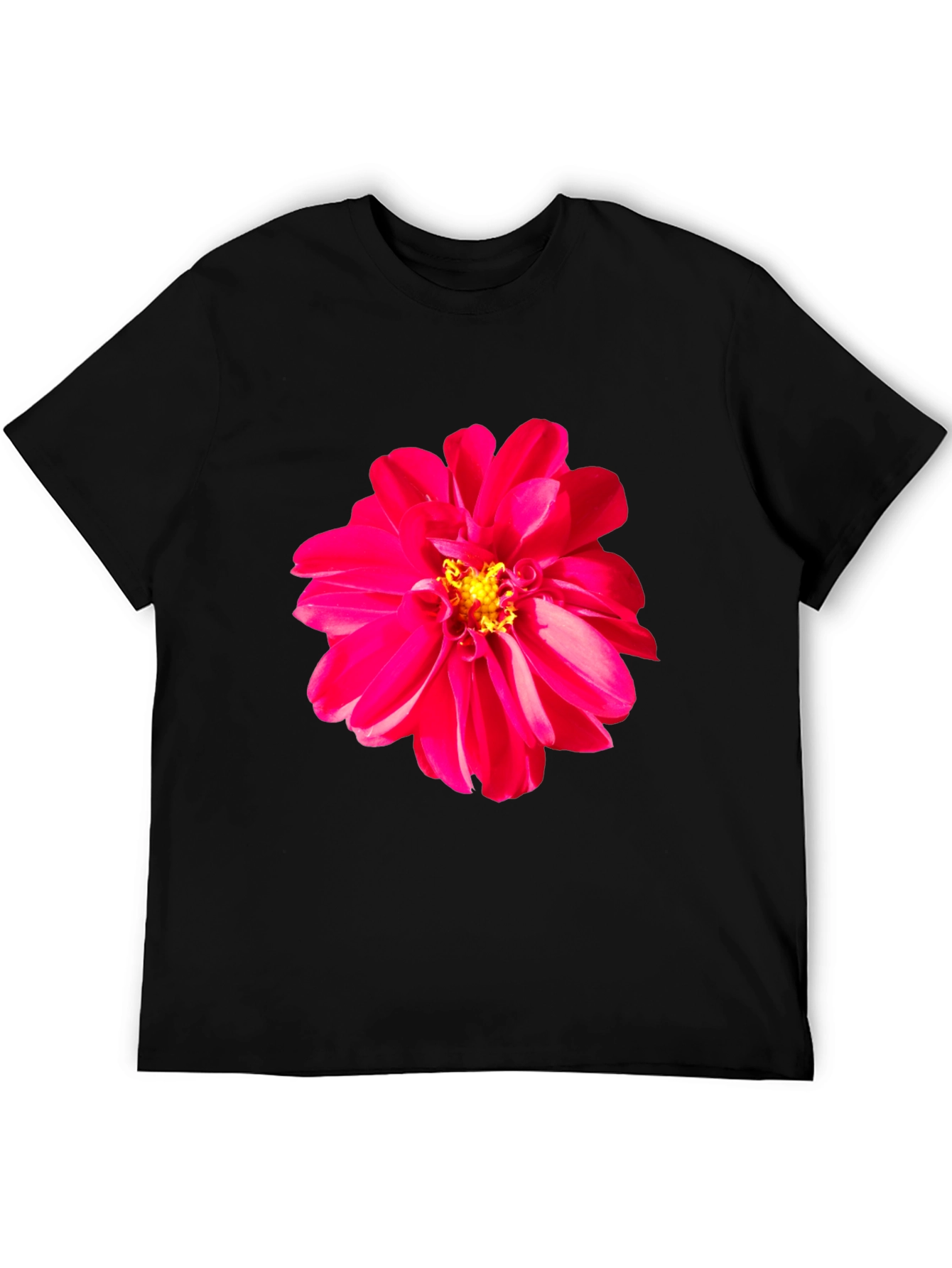 Bold Floral Graphic Tee - Vivid Flower Design