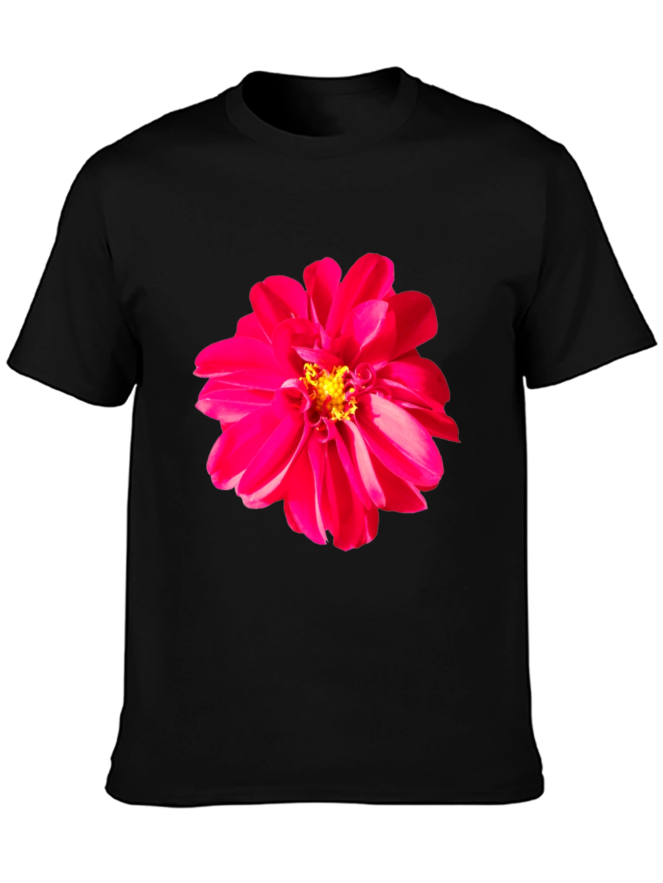 Bold Floral Graphic Tee - Vivid Flower Design