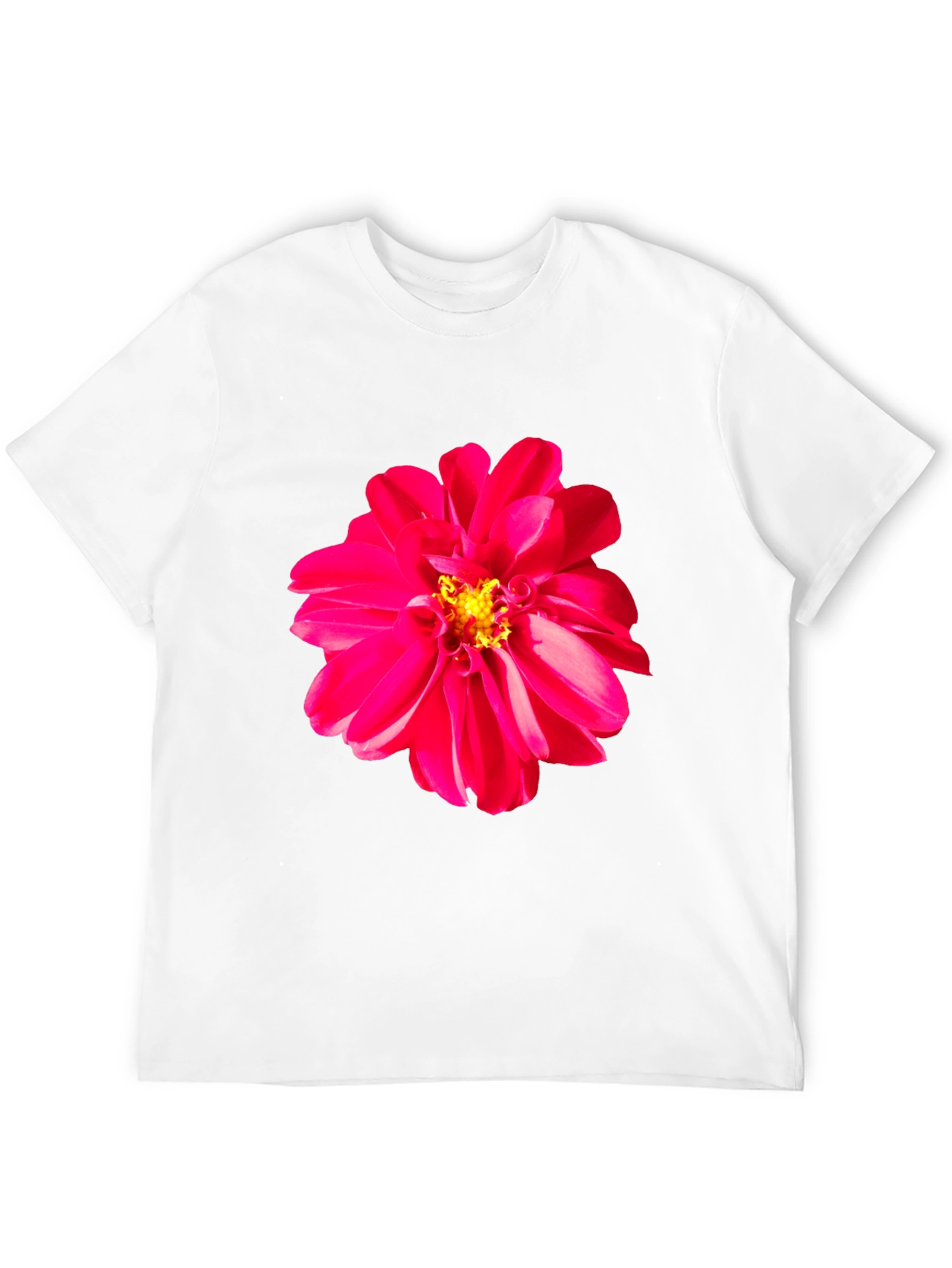 Bold Floral Graphic Tee - Vivid Flower Design