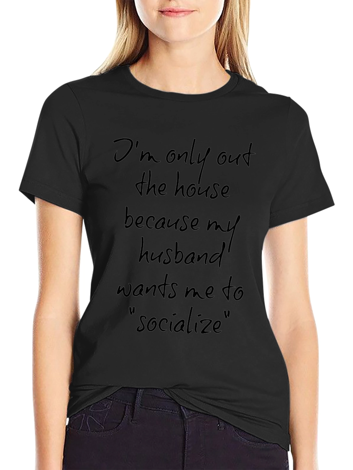 Socially Reluctant Tee - Im Only Out... T-Shirt
