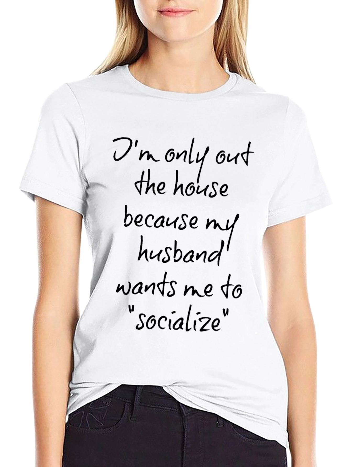 Socially Reluctant Tee - Im Only Out... T-Shirt